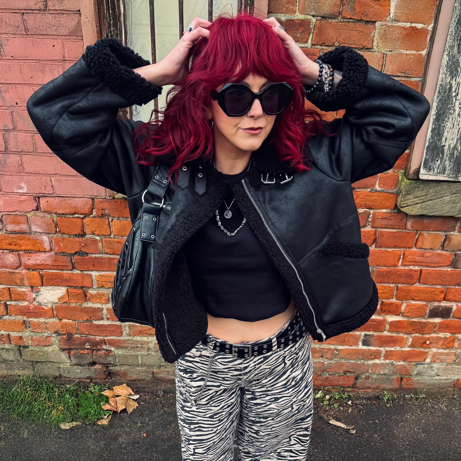 Bessie Aviator-jakke - Sort