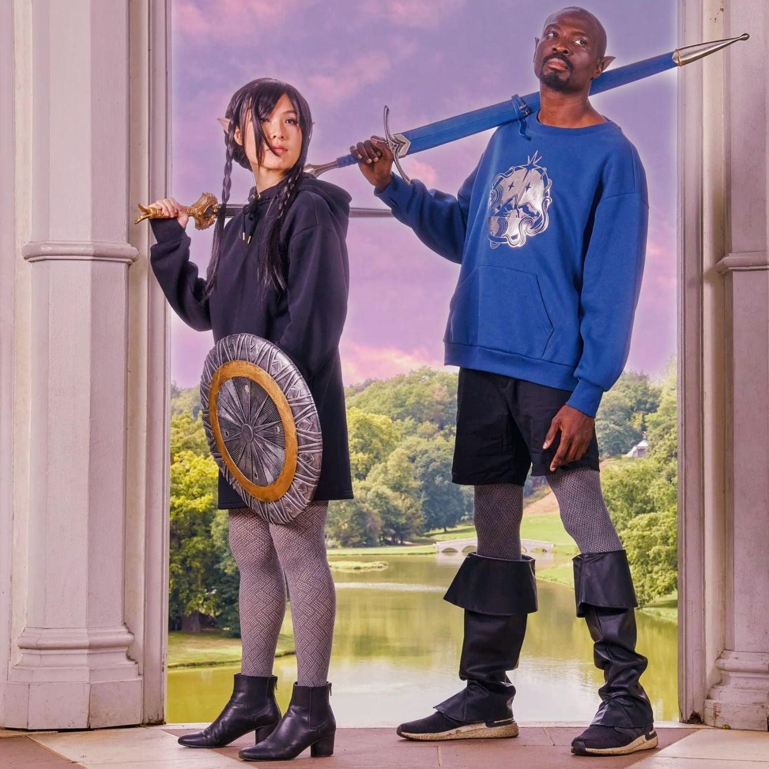 ACOTAR-strømpebukser - Illyrisk rustning