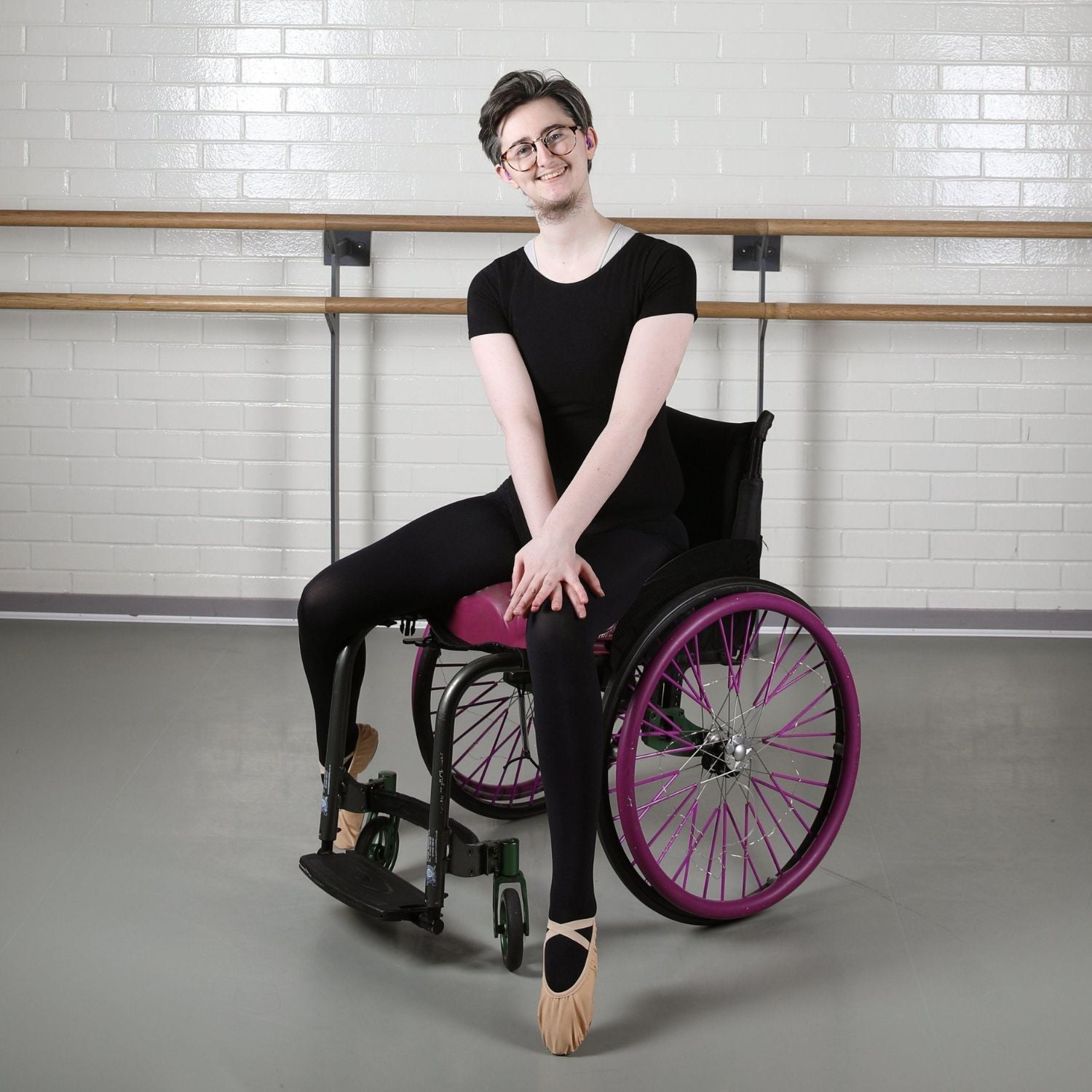 Konvertible dansetights - Sort