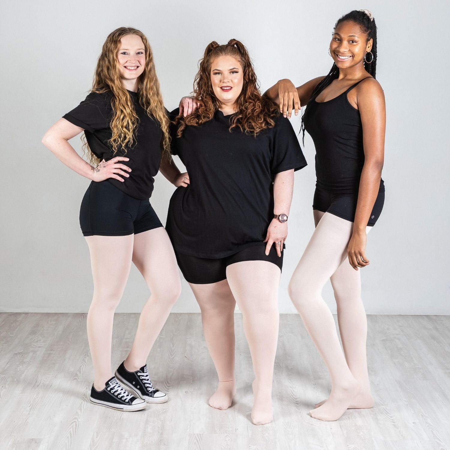 Konvertible dansetights - pink