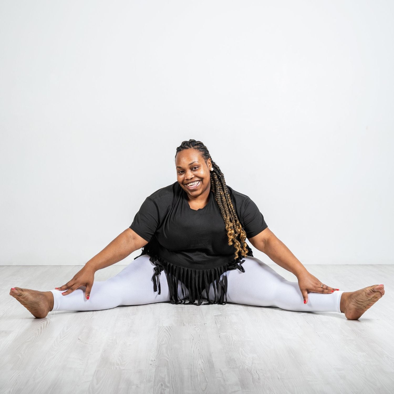 Konvertible dansetights - hvid