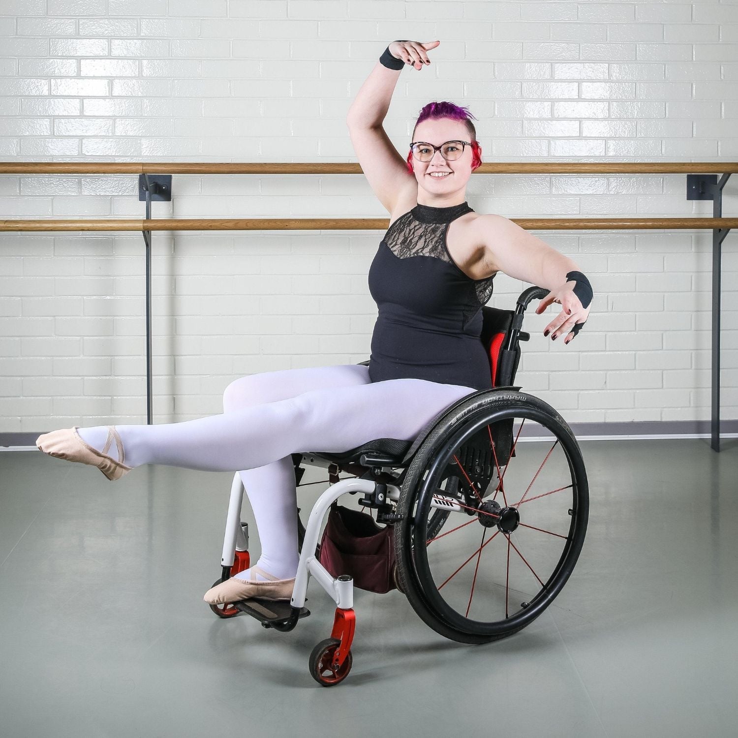 Konvertible dansetights - hvid