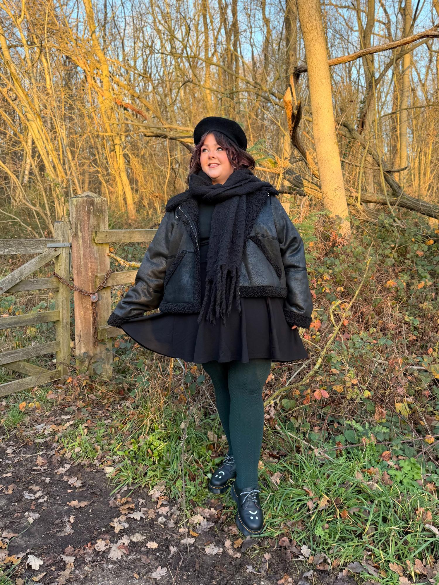 Bessie Aviator-jakke - Sort