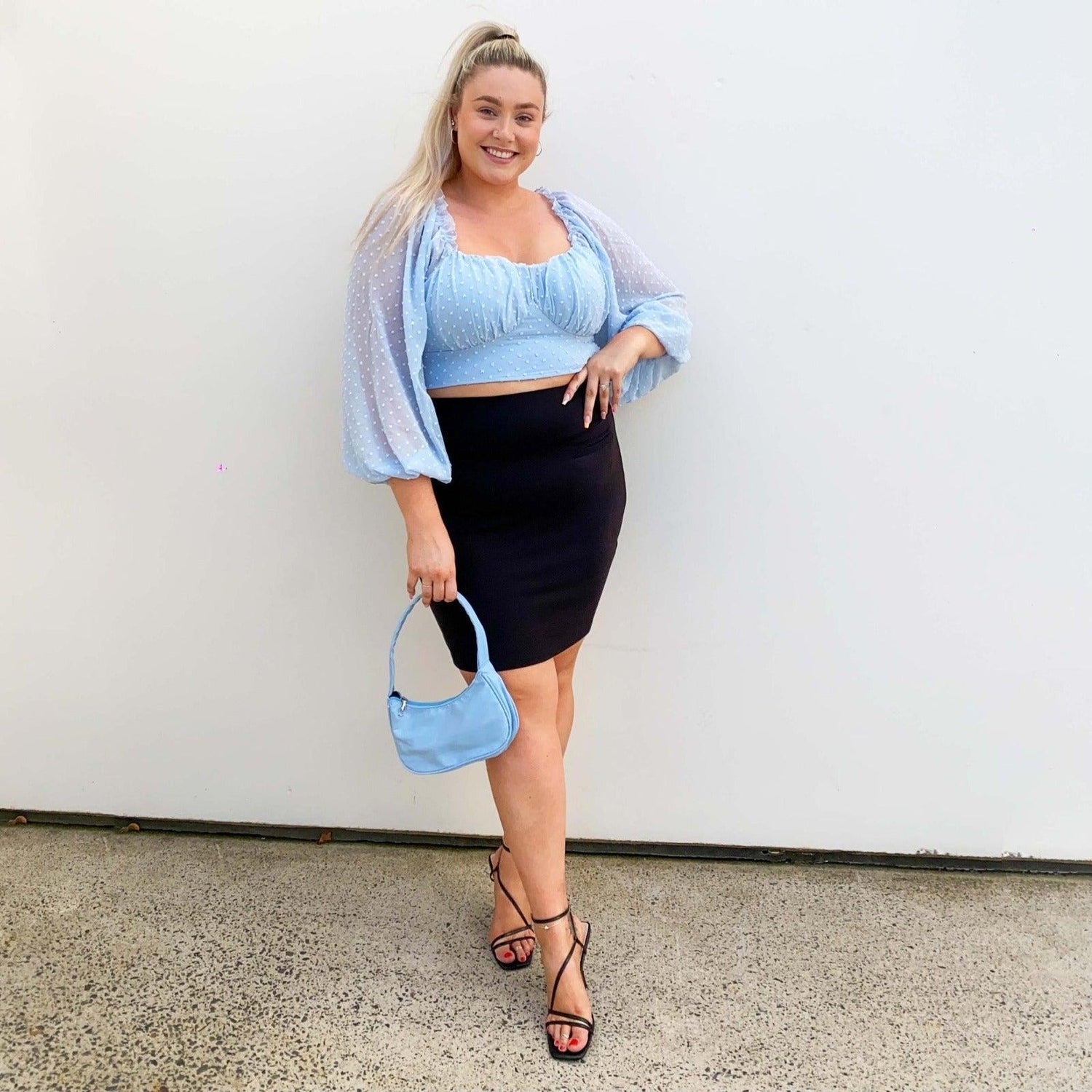 Blyantnederdel - Sort