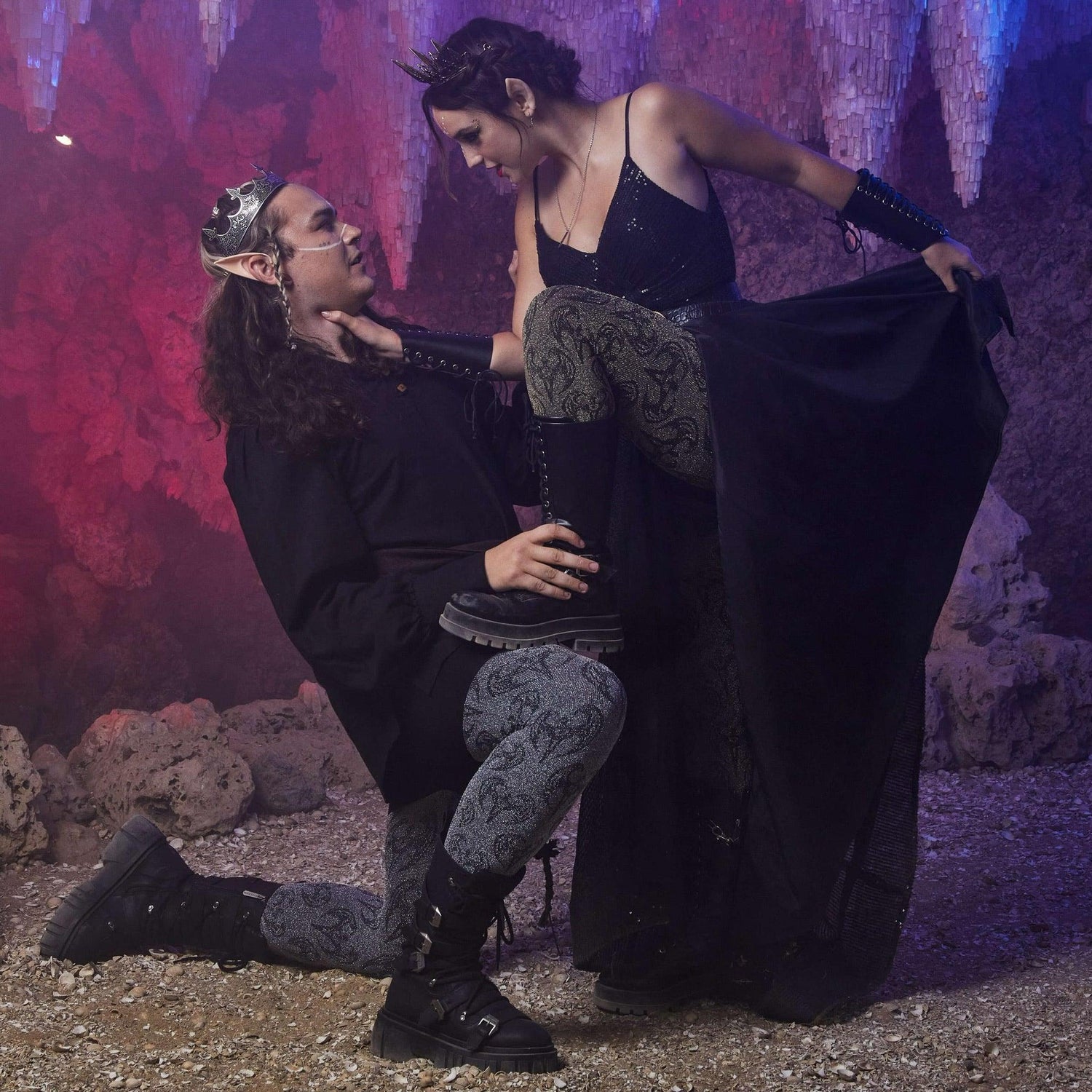 ACOTAR Strømpebukser - Gold Legion