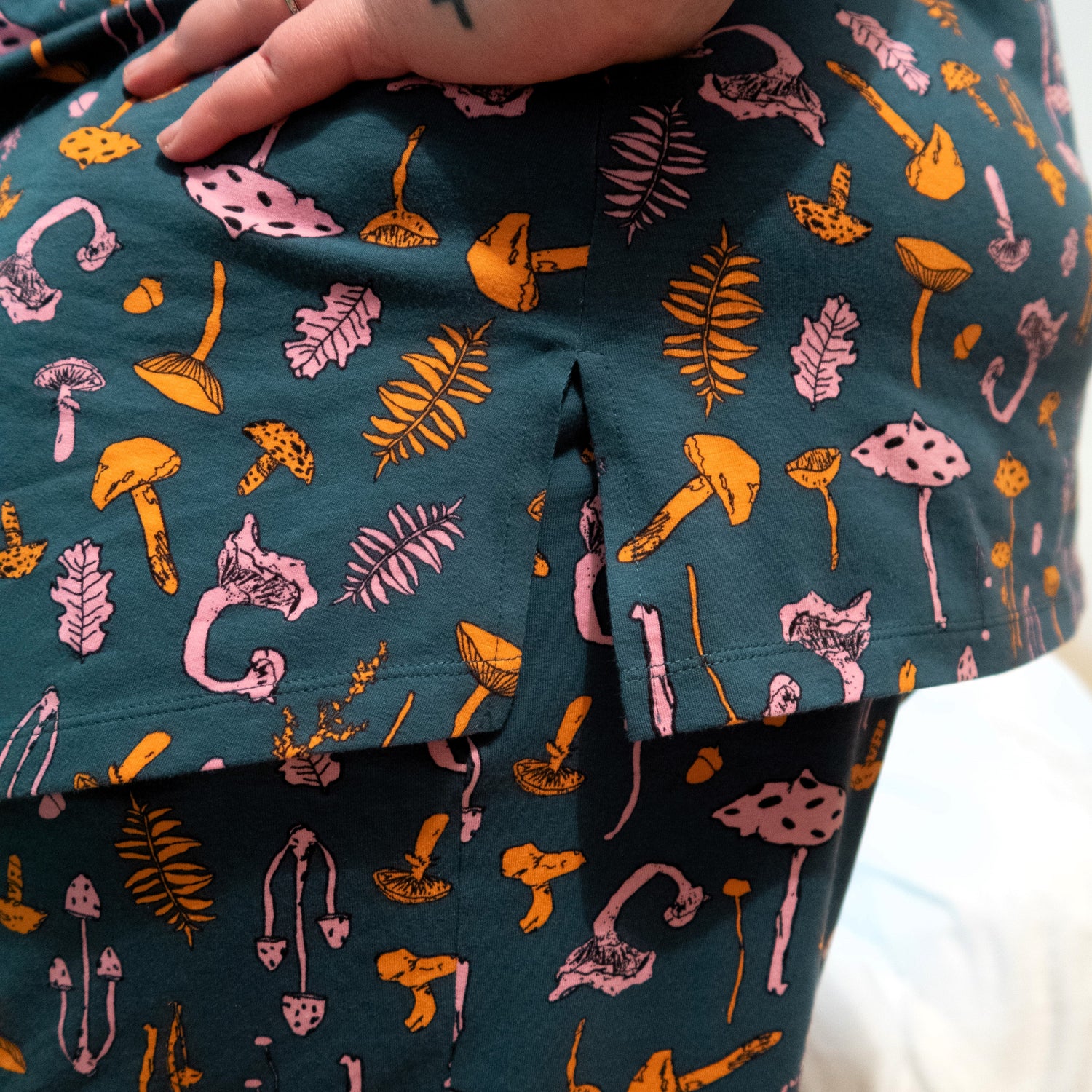 PJ-vest i økologisk bomuld - Mushie Patch