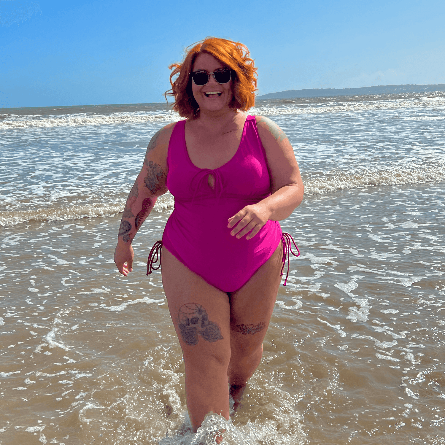 Badedragt - Phone Home - Hot Pink - Snag