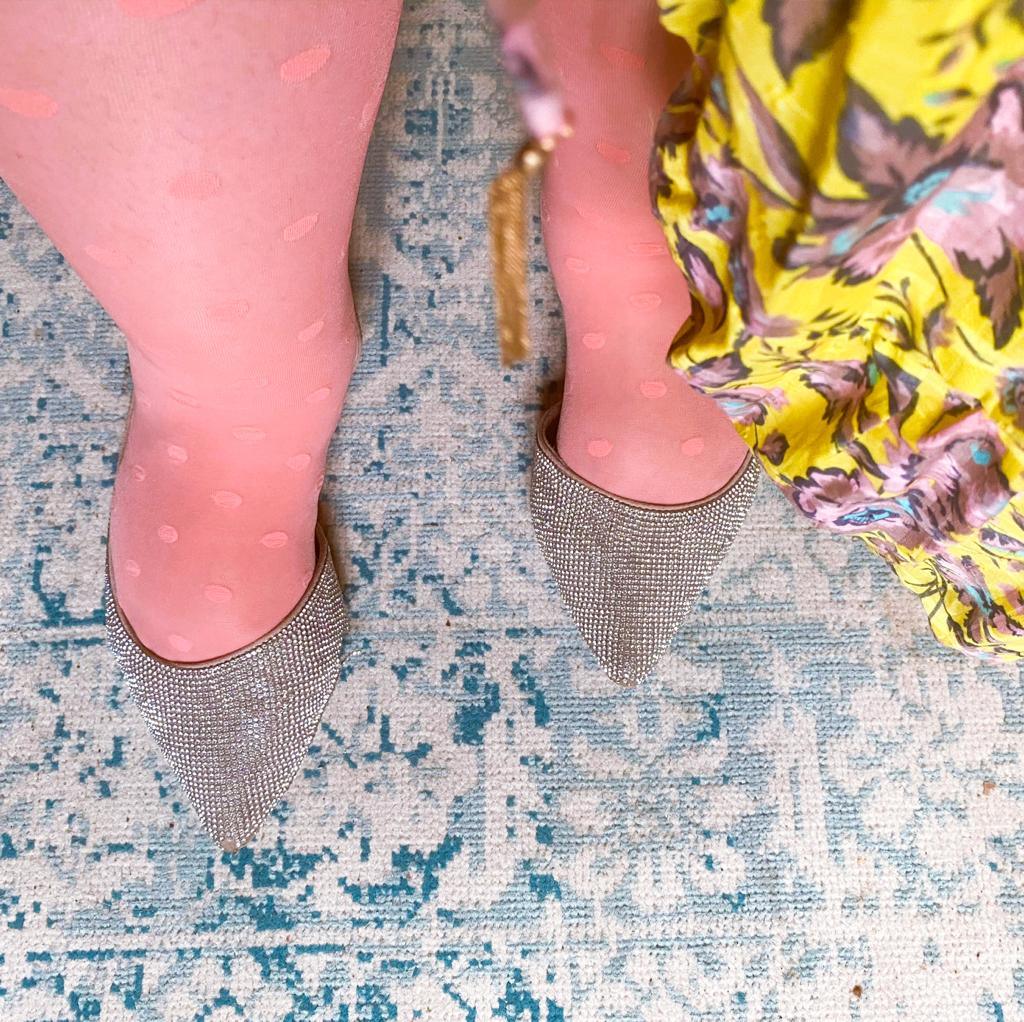 Strømpebukser - 40 Denier Polka - Abricot