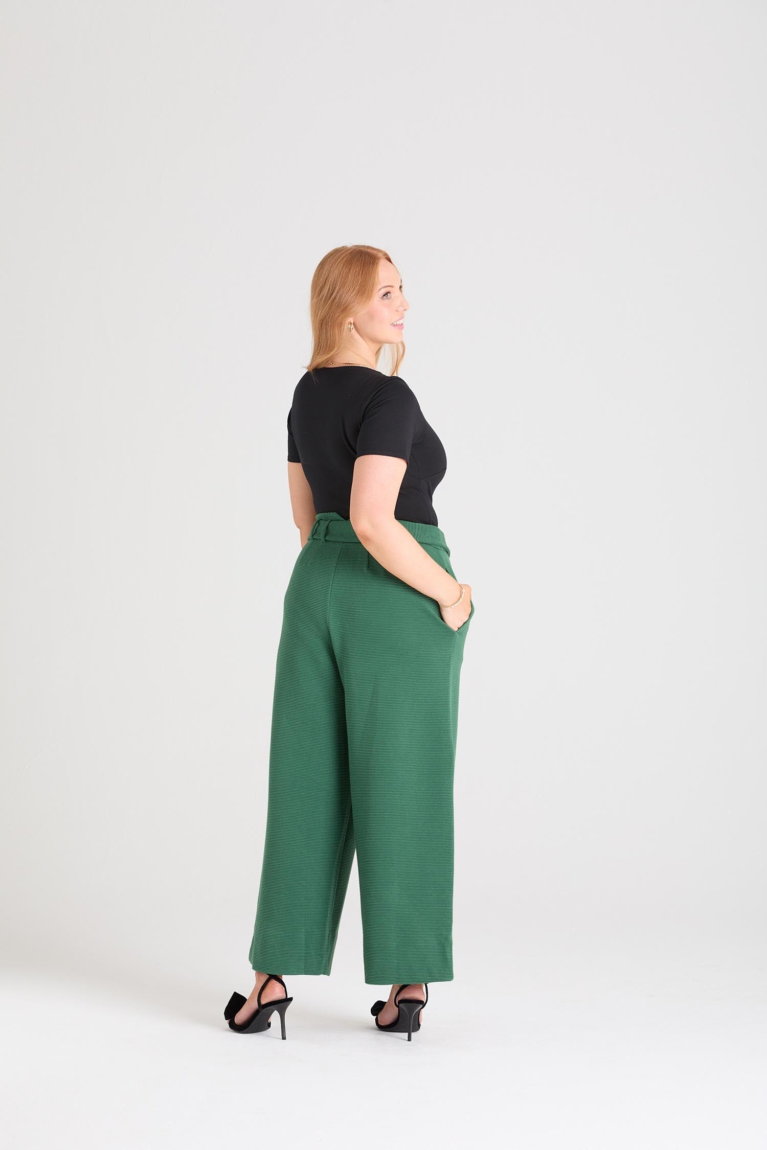 Pantalón sastre de pata ancha Ottoman - Petit Pois