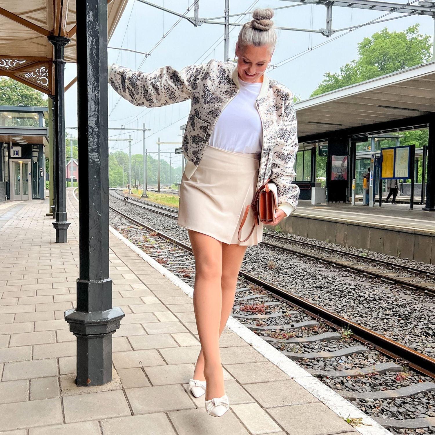 Mallas largas transparentes 30 deniers - Caramel Latte