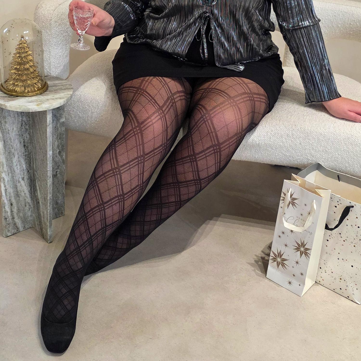 Medias de Navidad - Midnight Plaid