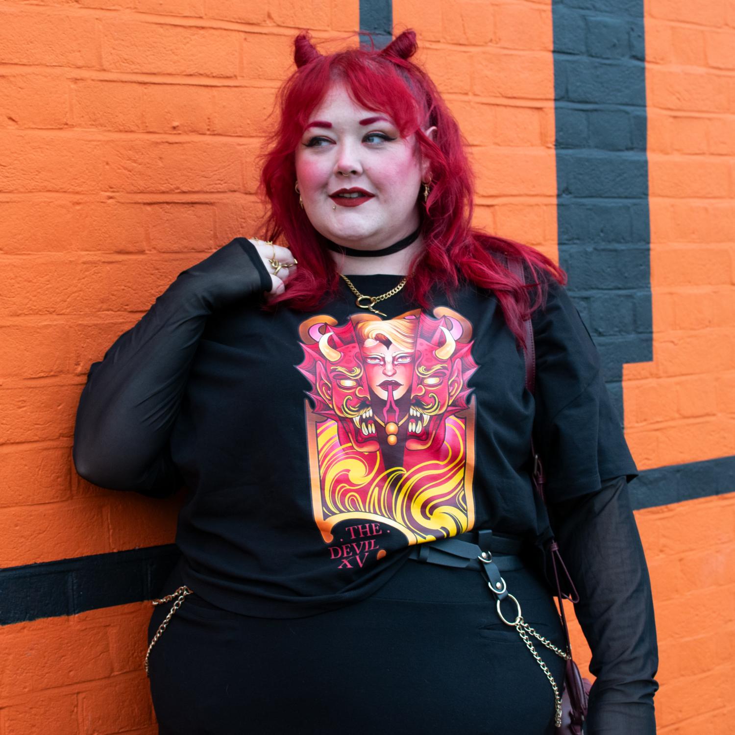 Major Arcana Boxy Tee - XV El Diablo