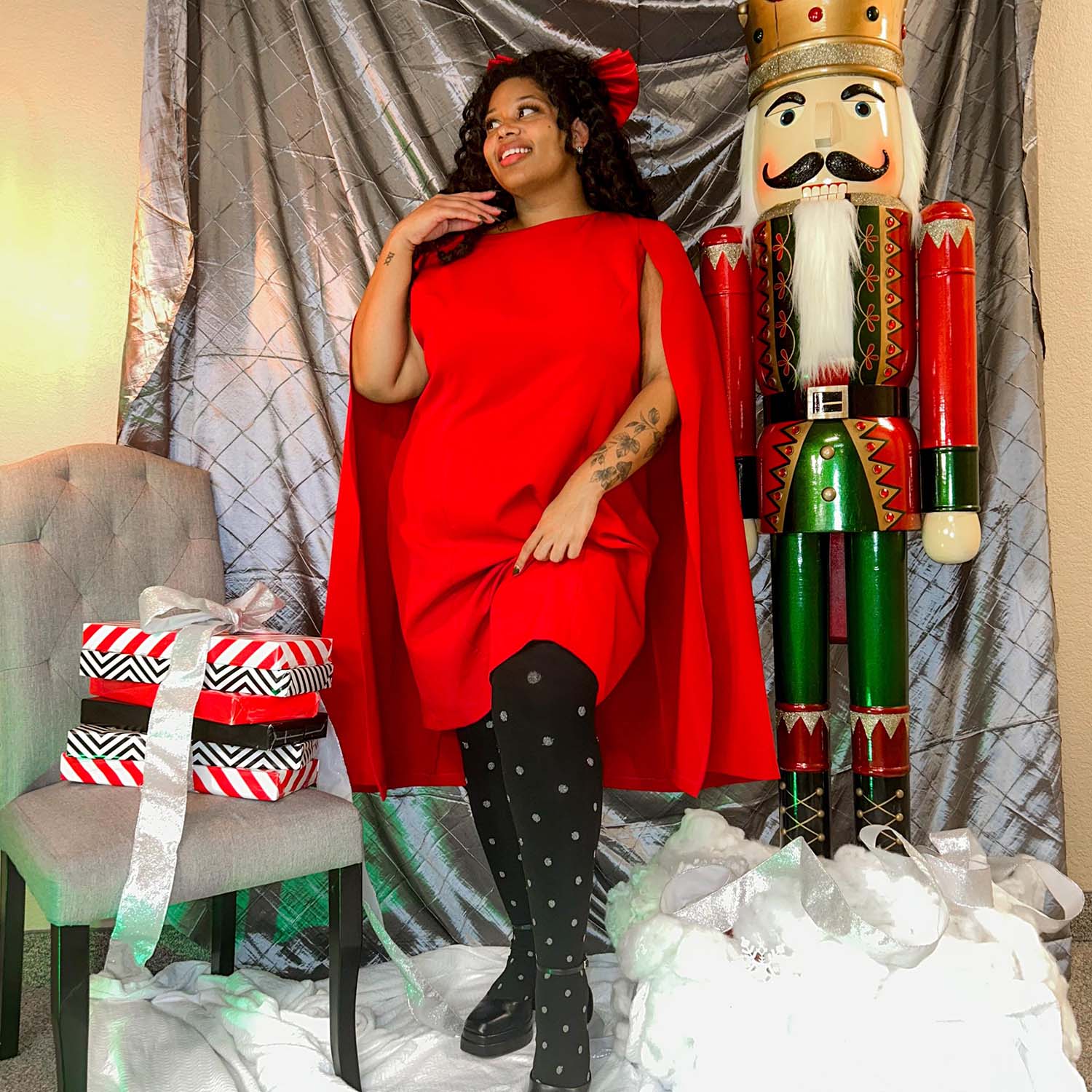 Medias navideñas - Oso Polka