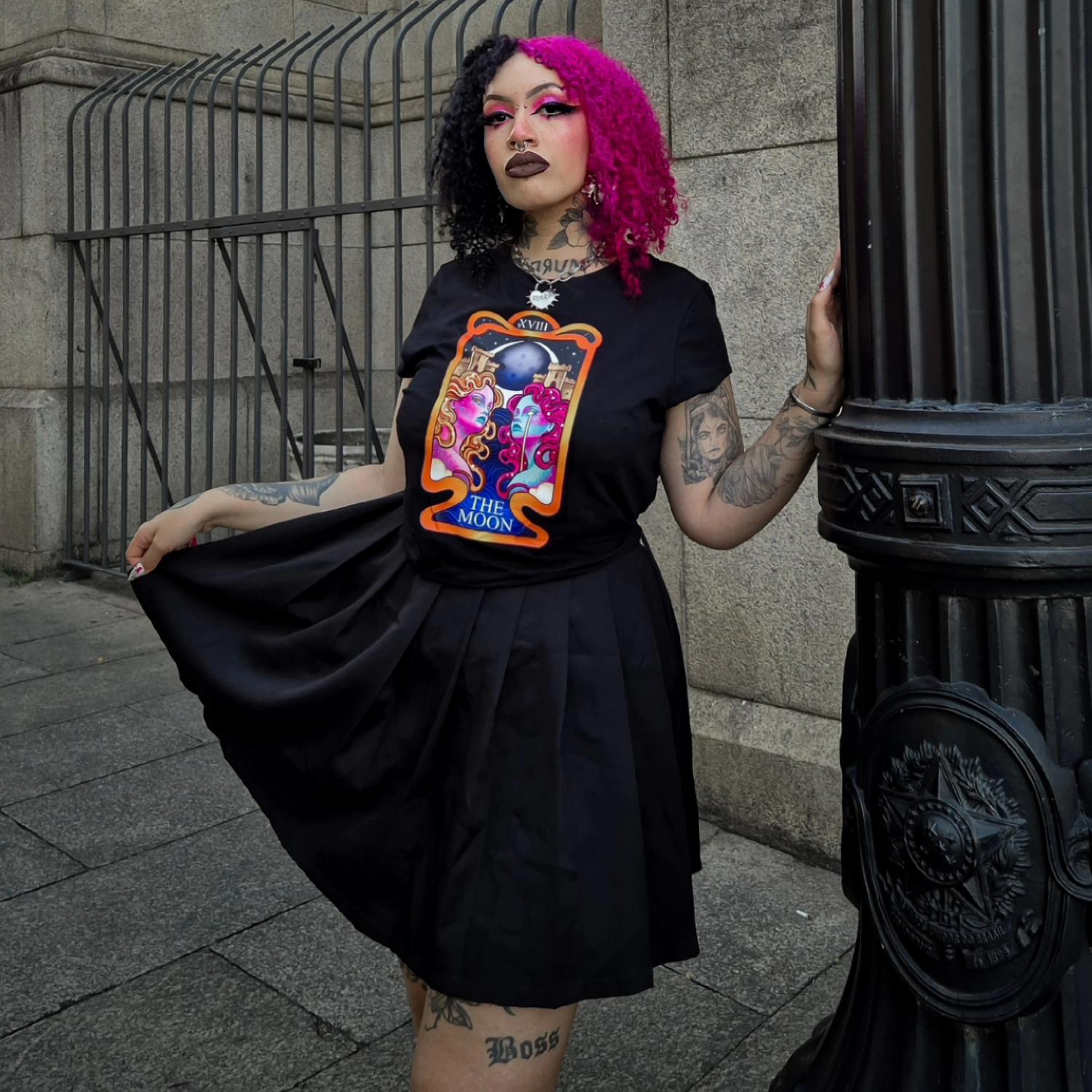 Camiseta bebé Arcanos Mayores - XVIII La Luna