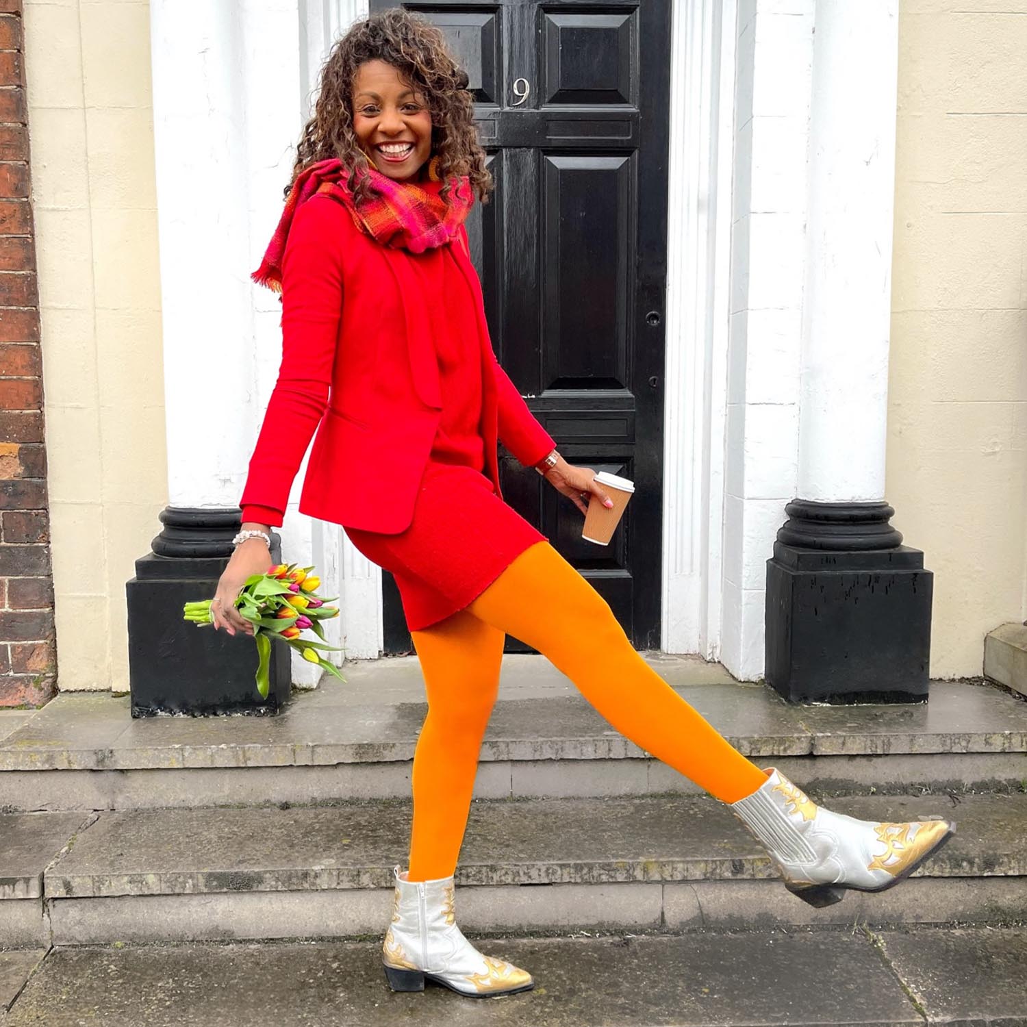 Mallas 80 Denier - Papaya