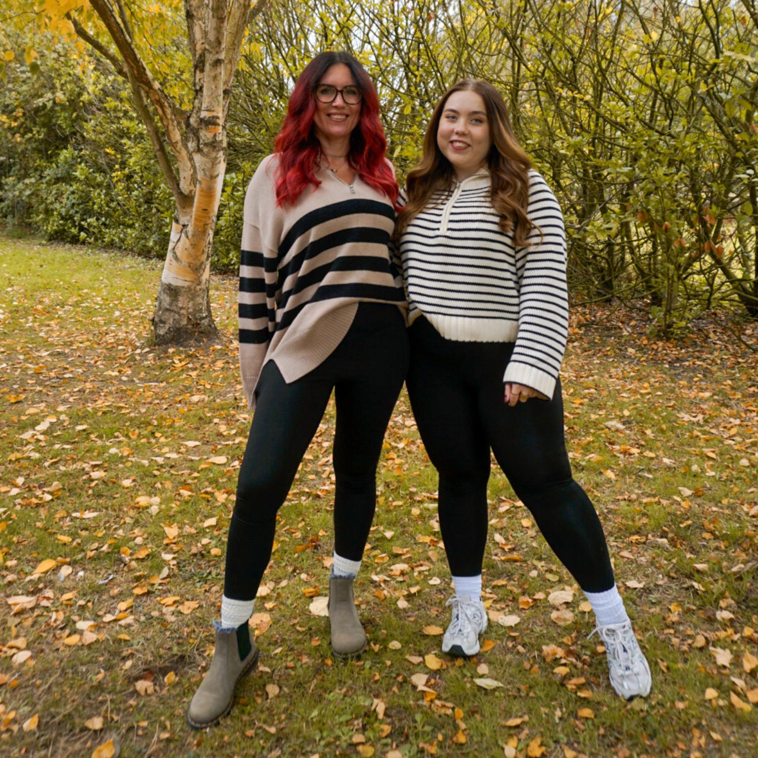 Tracy (izquierda) Talla D, 1,70 m.
Jade (derecha) Talla E, 1,70 m