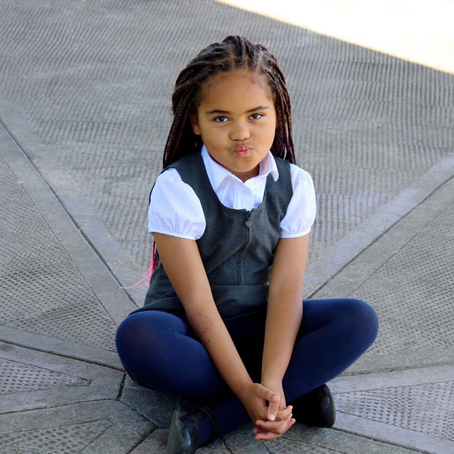 Leotardos de algodón para niños - Azul marino