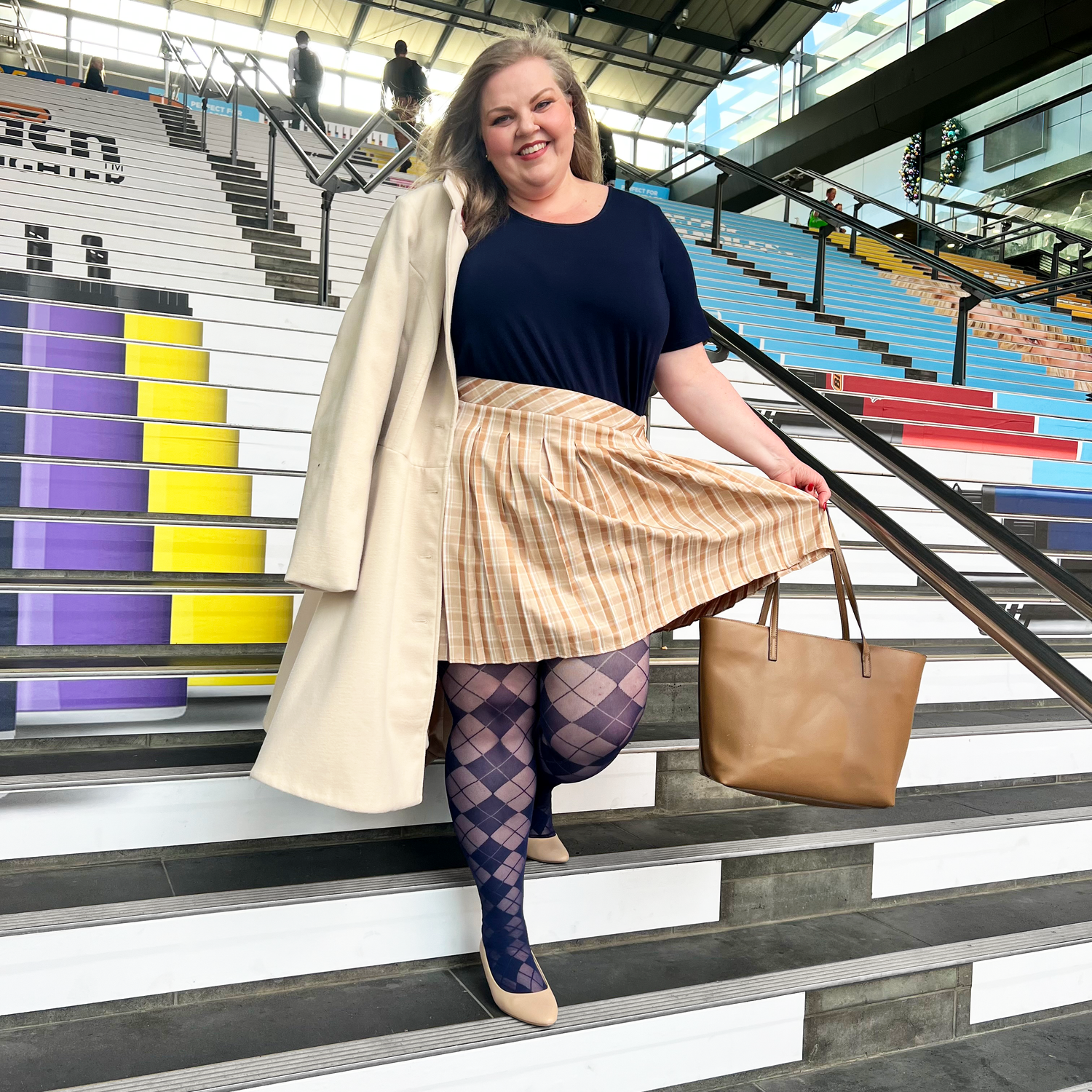 Mallas Diamante - Azul marino