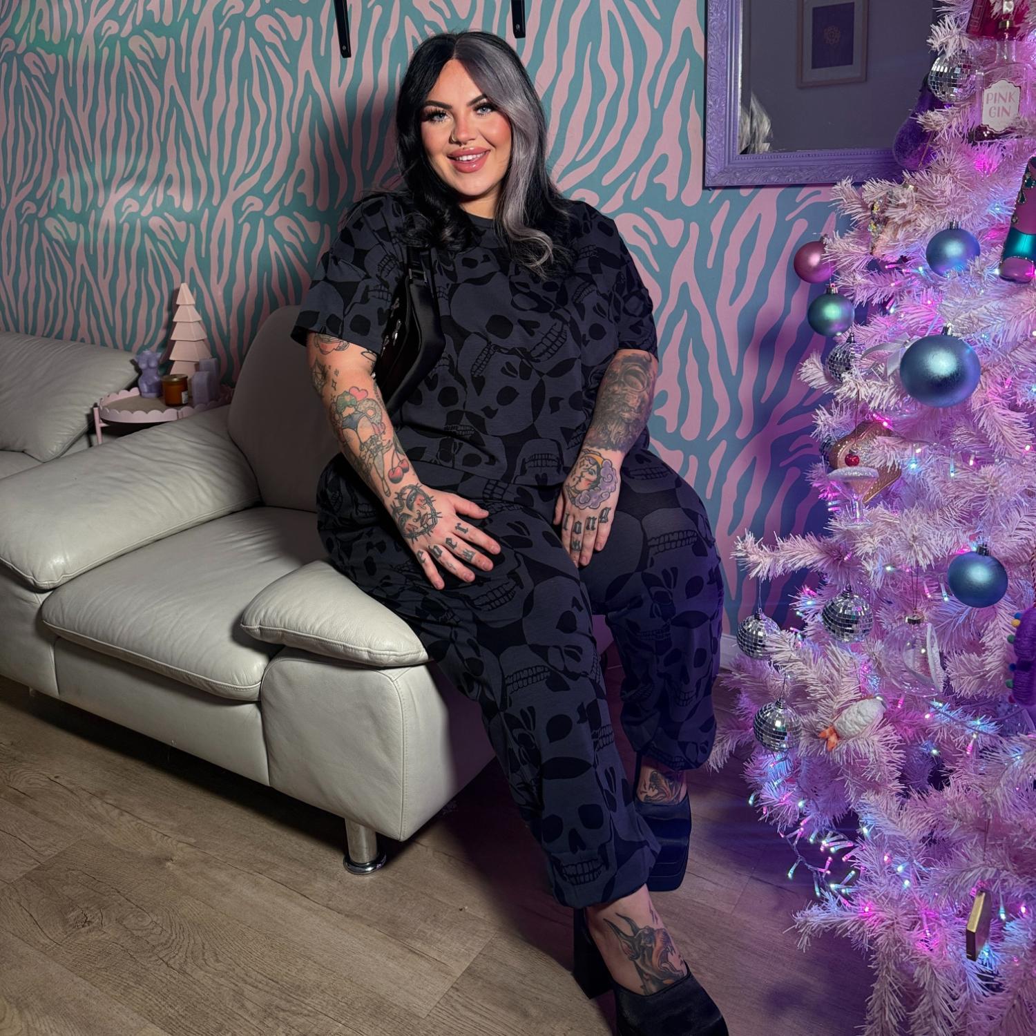 PJ Boxy Tee de algodón orgánico - Catacomb