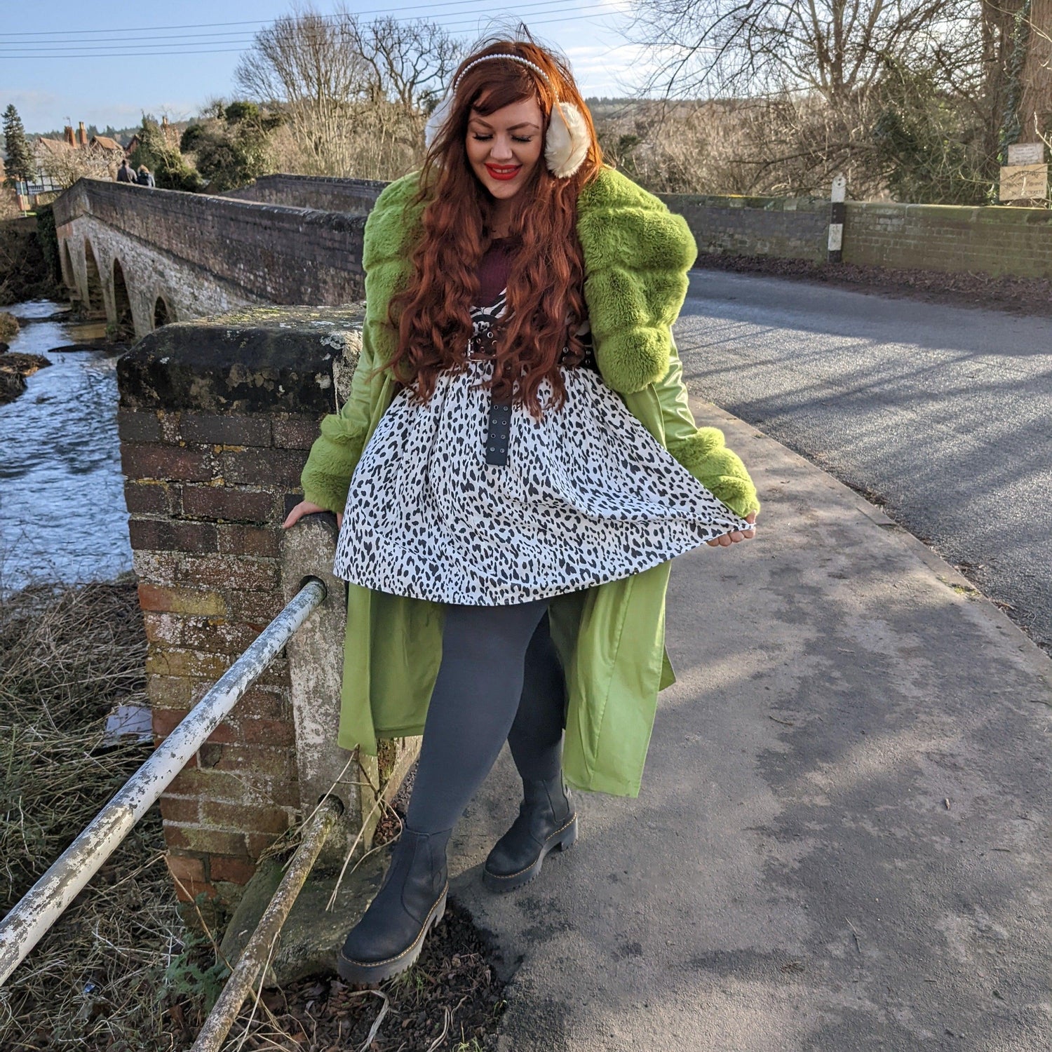 Core Tights - Mallas largas de lana merina - Storm Cloud