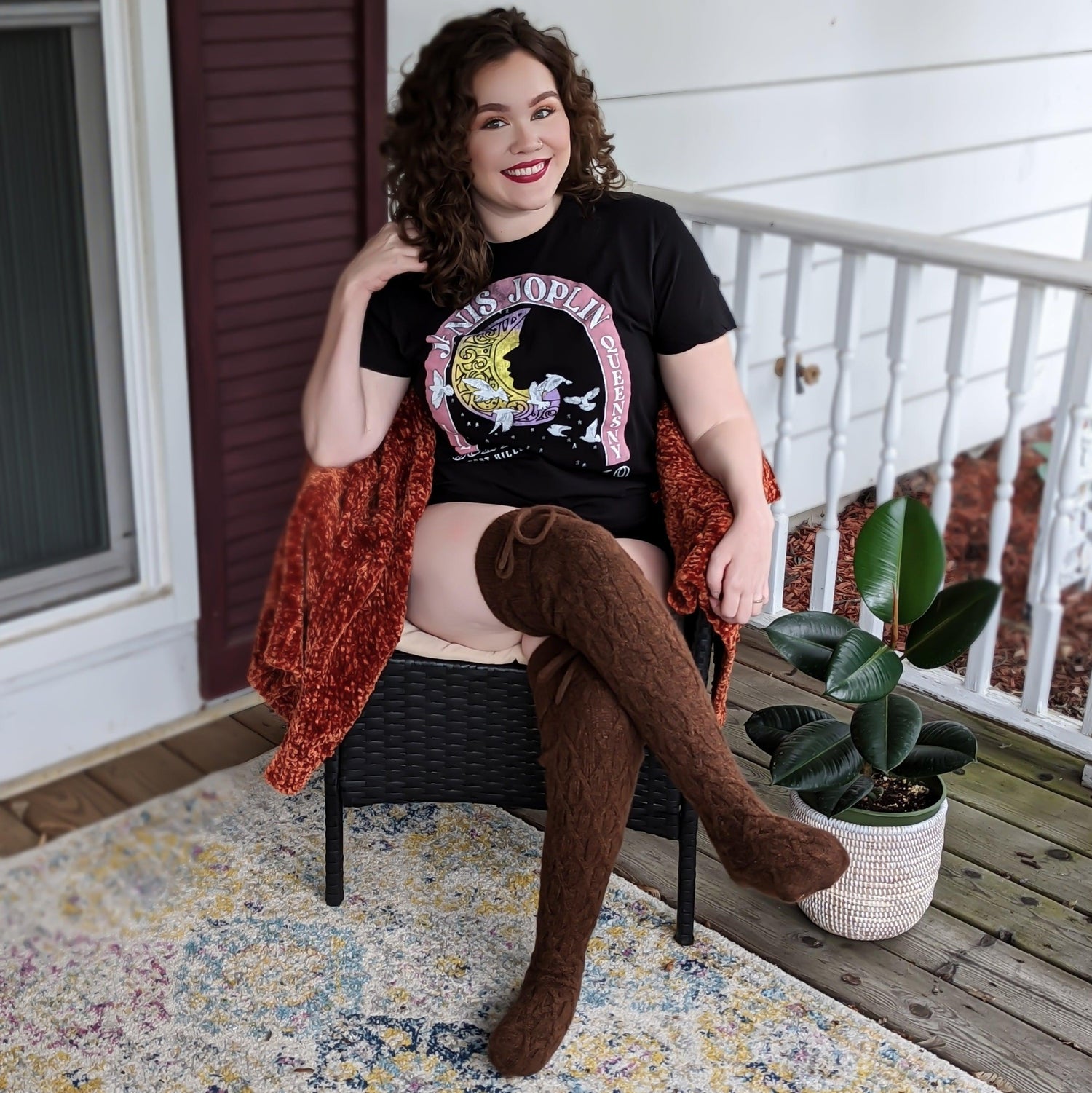 Calcetines altos - Chocolate caliente