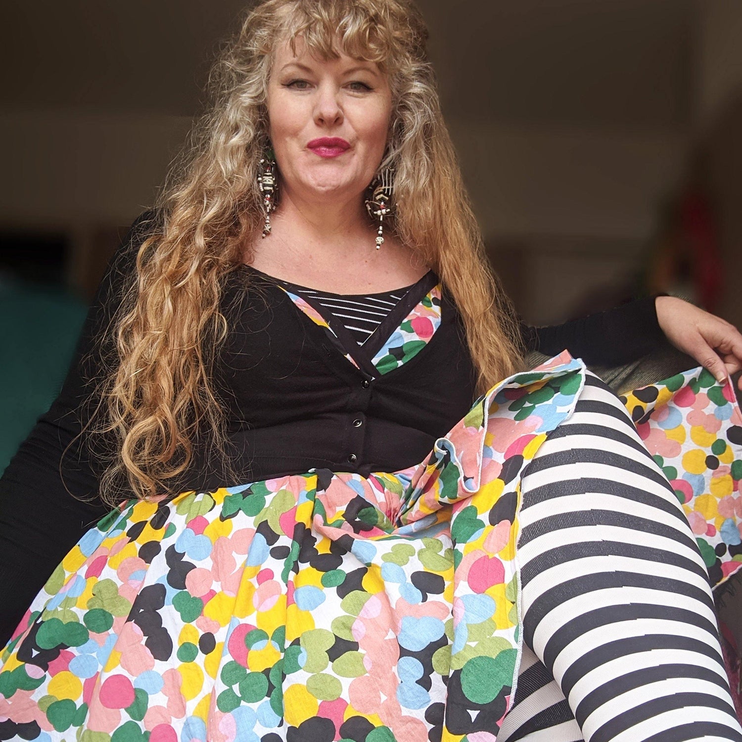 Leotardos de rayas - Bruja