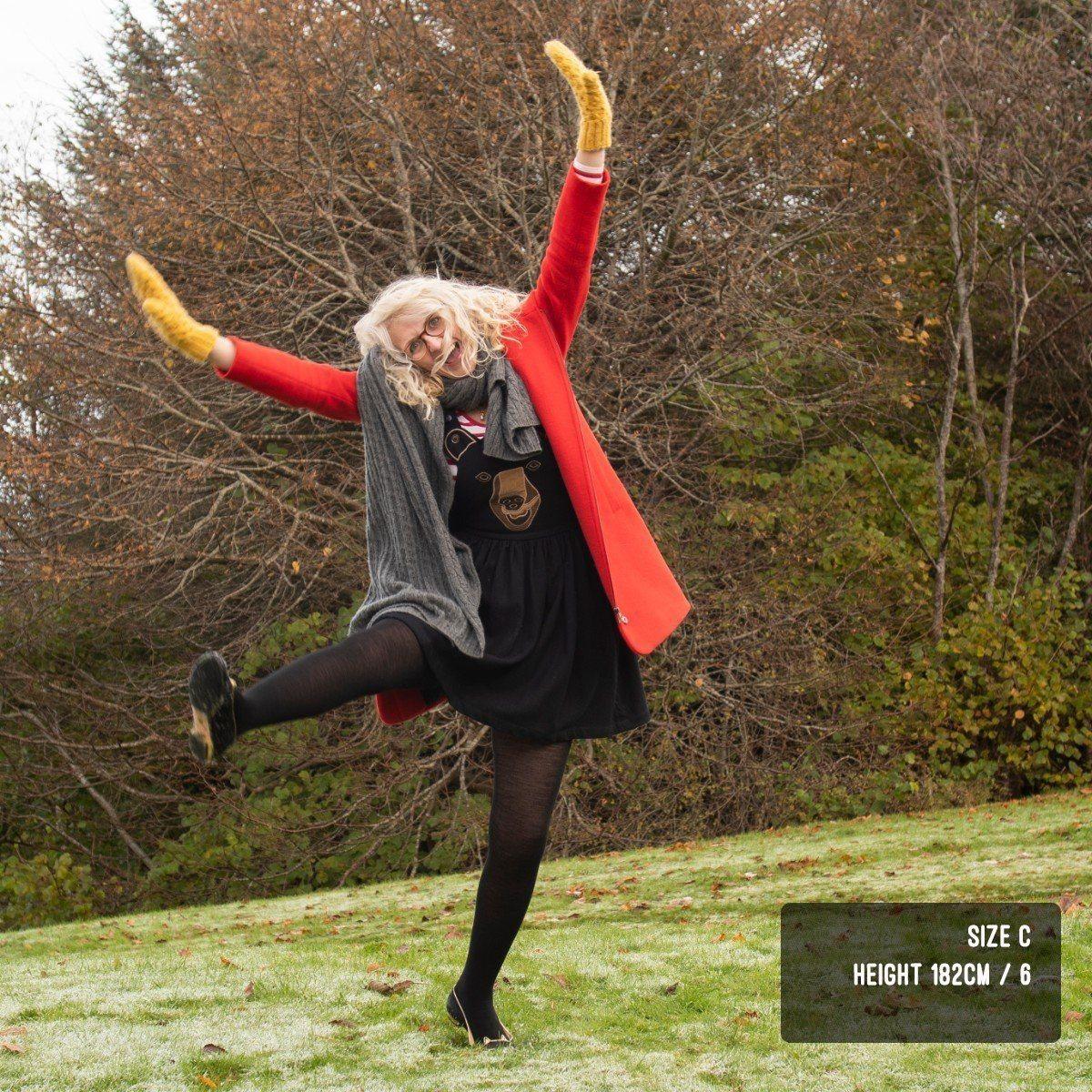 Leotardos - Leotardos de lana merina - Negro