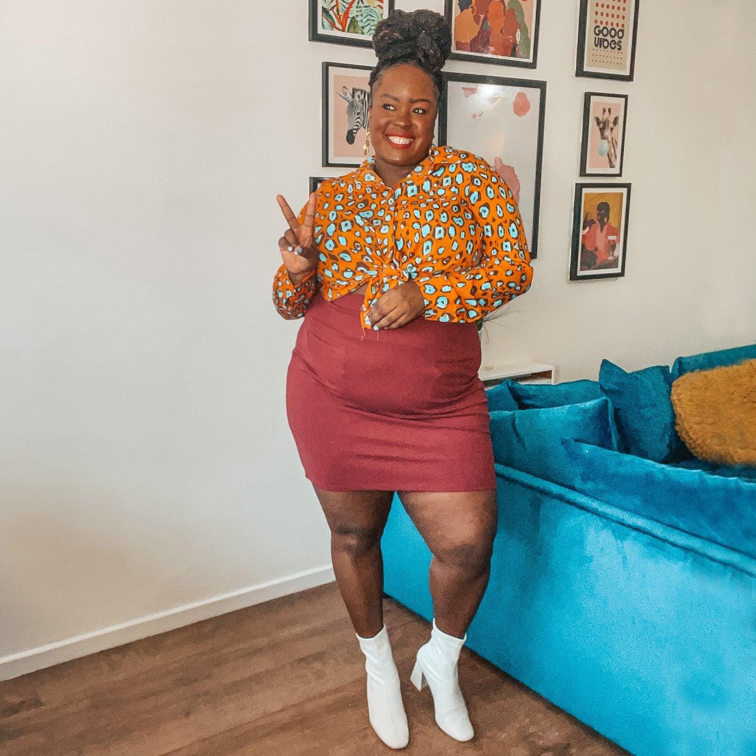 Minifalda - Borgoña