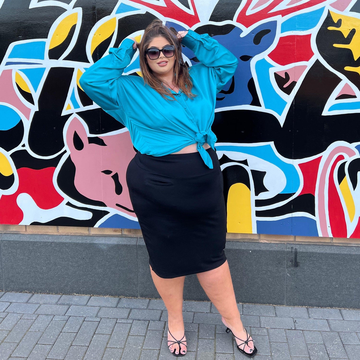 Falda lápiz - Negra