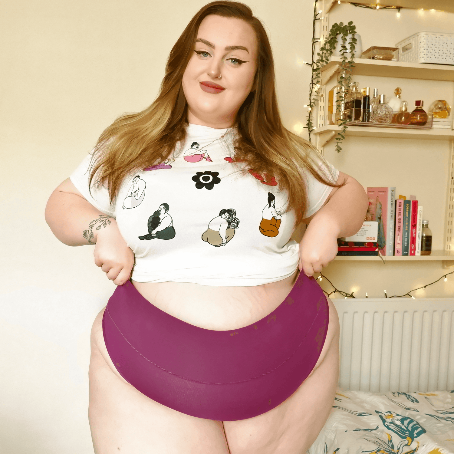 Tanga de algodón orgánico - Figgy Pudding