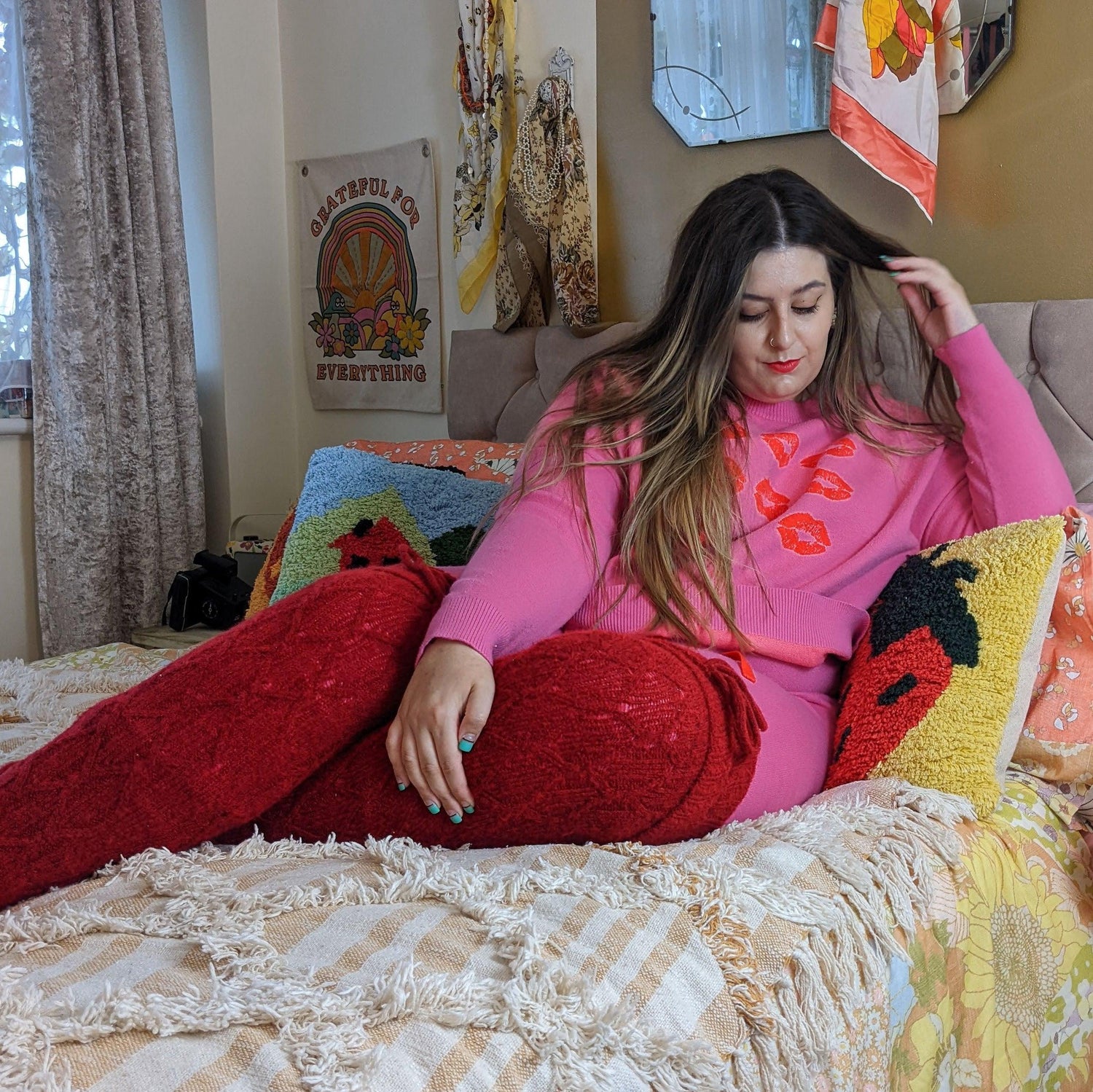 Calcetines altos - Langosta