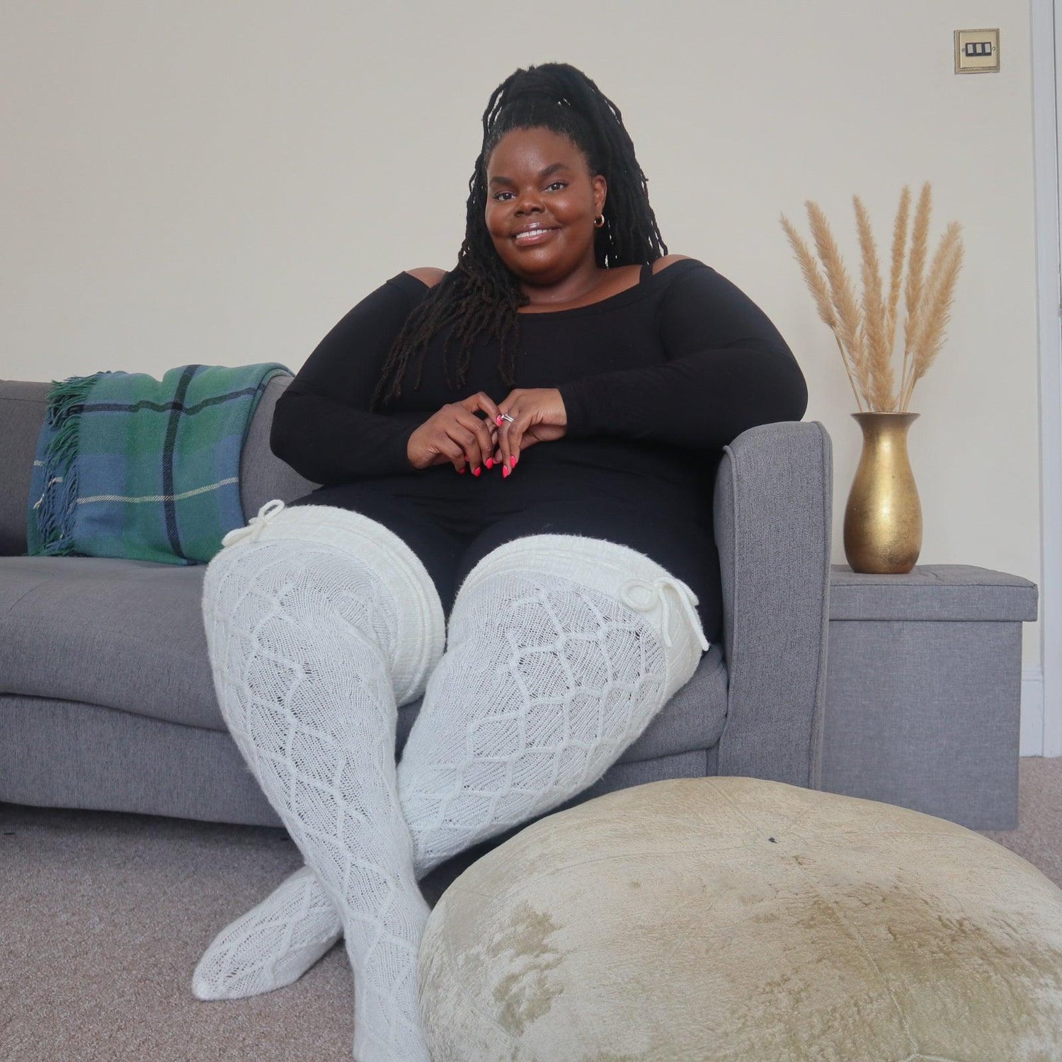 Calcetines altos - Bola de nieve