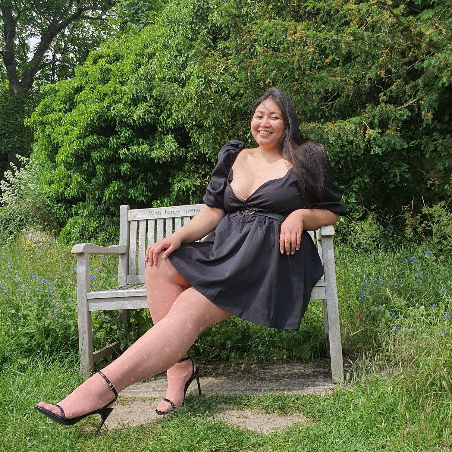 Mallas - Polka 40 Deniers - Abricot