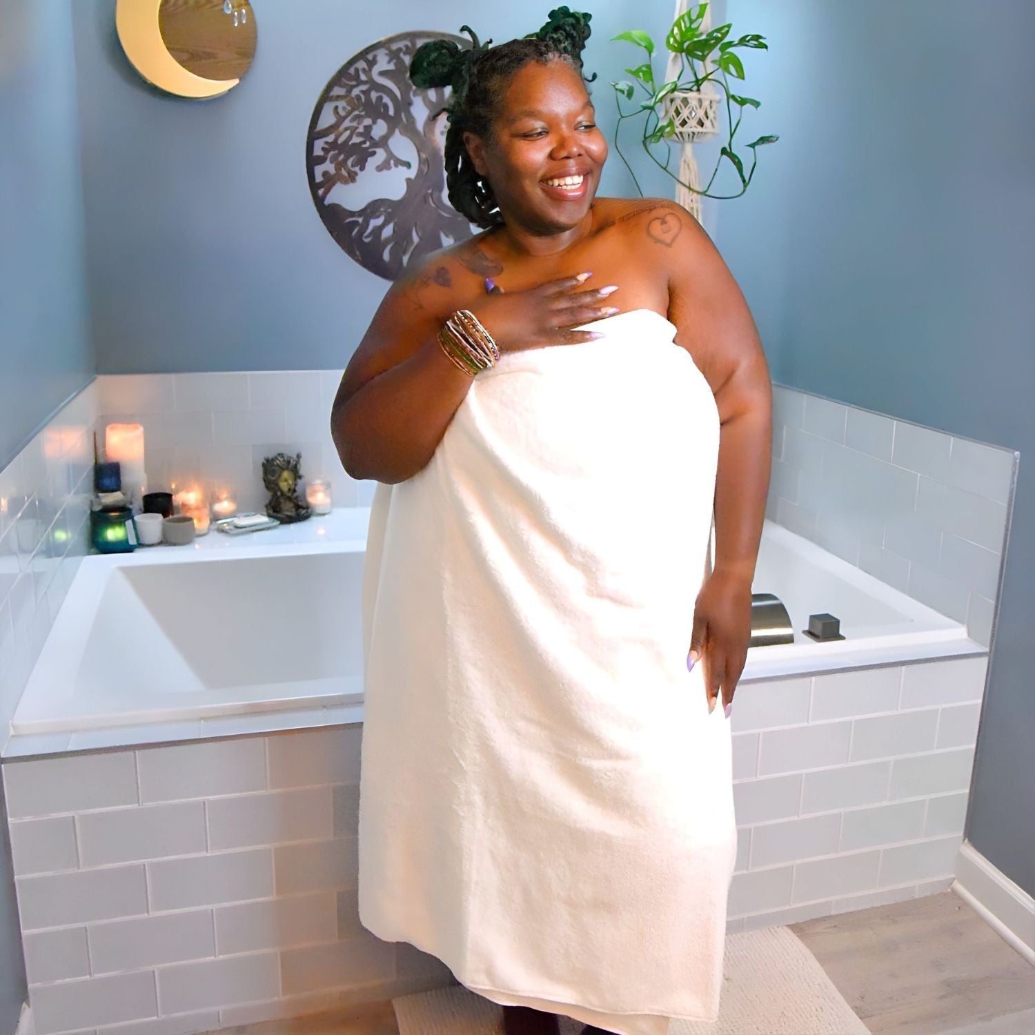 Serviette Big Softee - Blanc