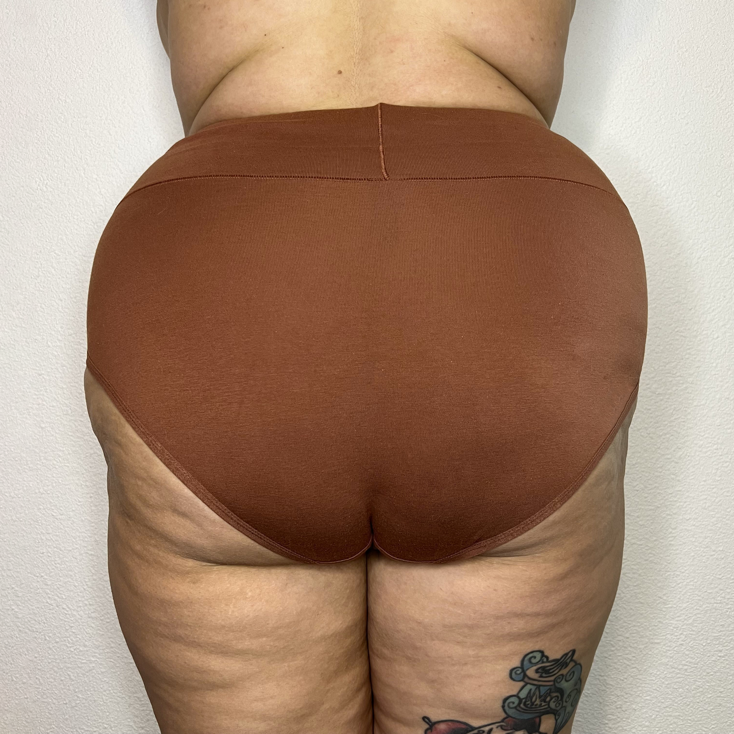 Culotte intégrale en coton biologique - Root Beer