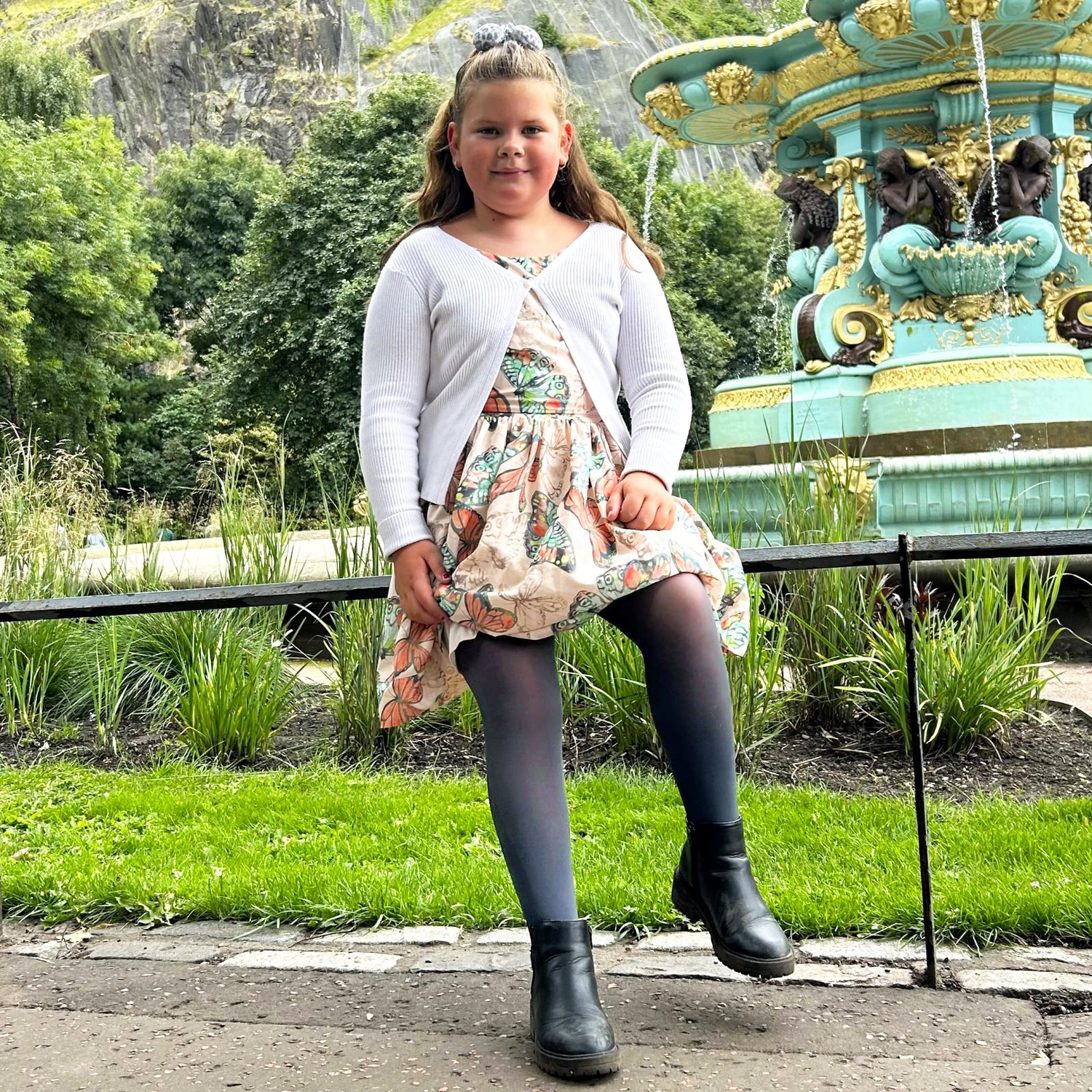 Collants pour enfants - Gris ardoise