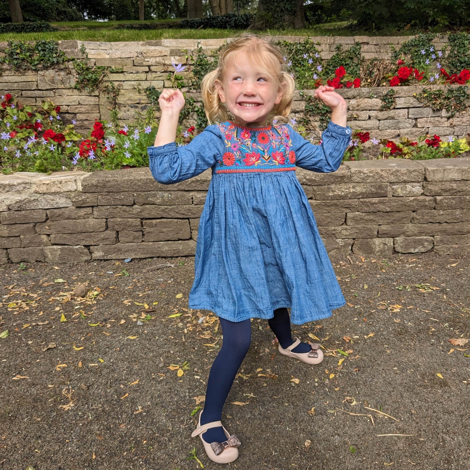 Collants pour enfants - Marine