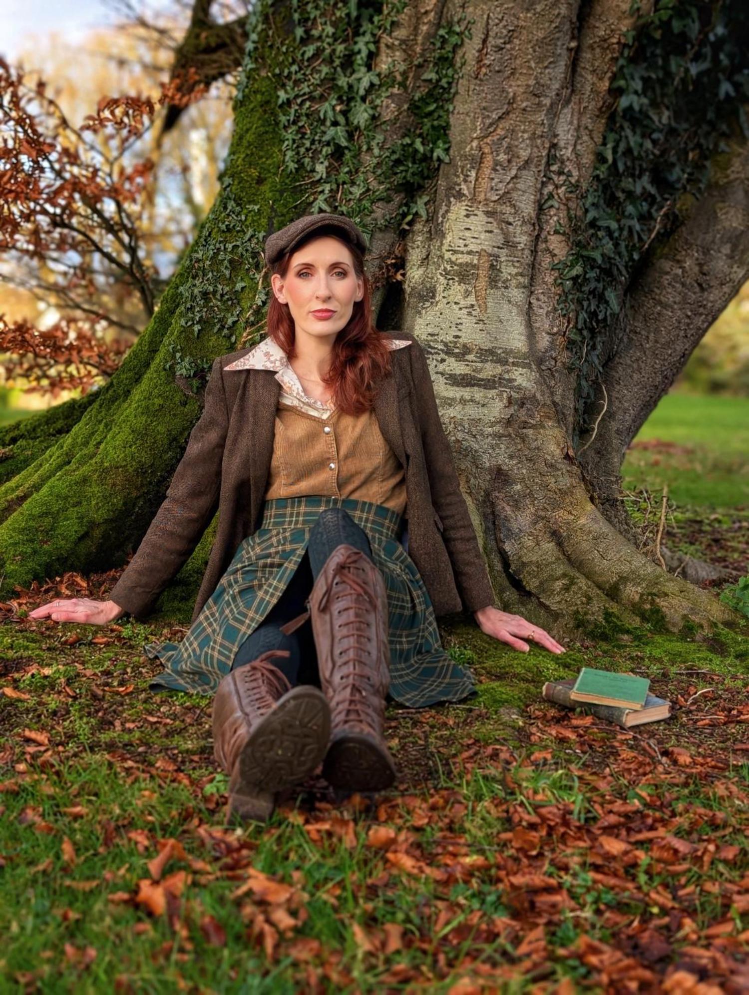 Jupe évasée à carreaux - Glenfern