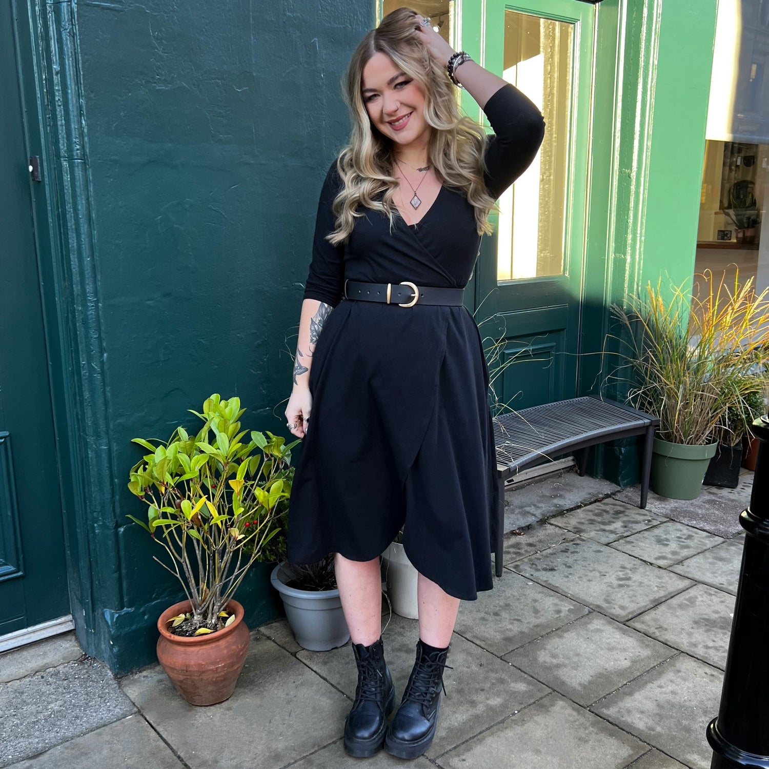 Ceinture en cuir végétalien - Or