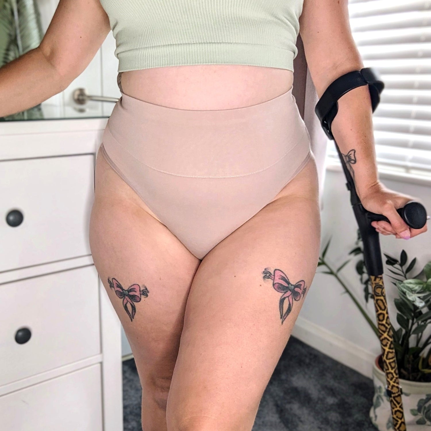 Culotte à jambe haute en coton biologique - Milk Bottle