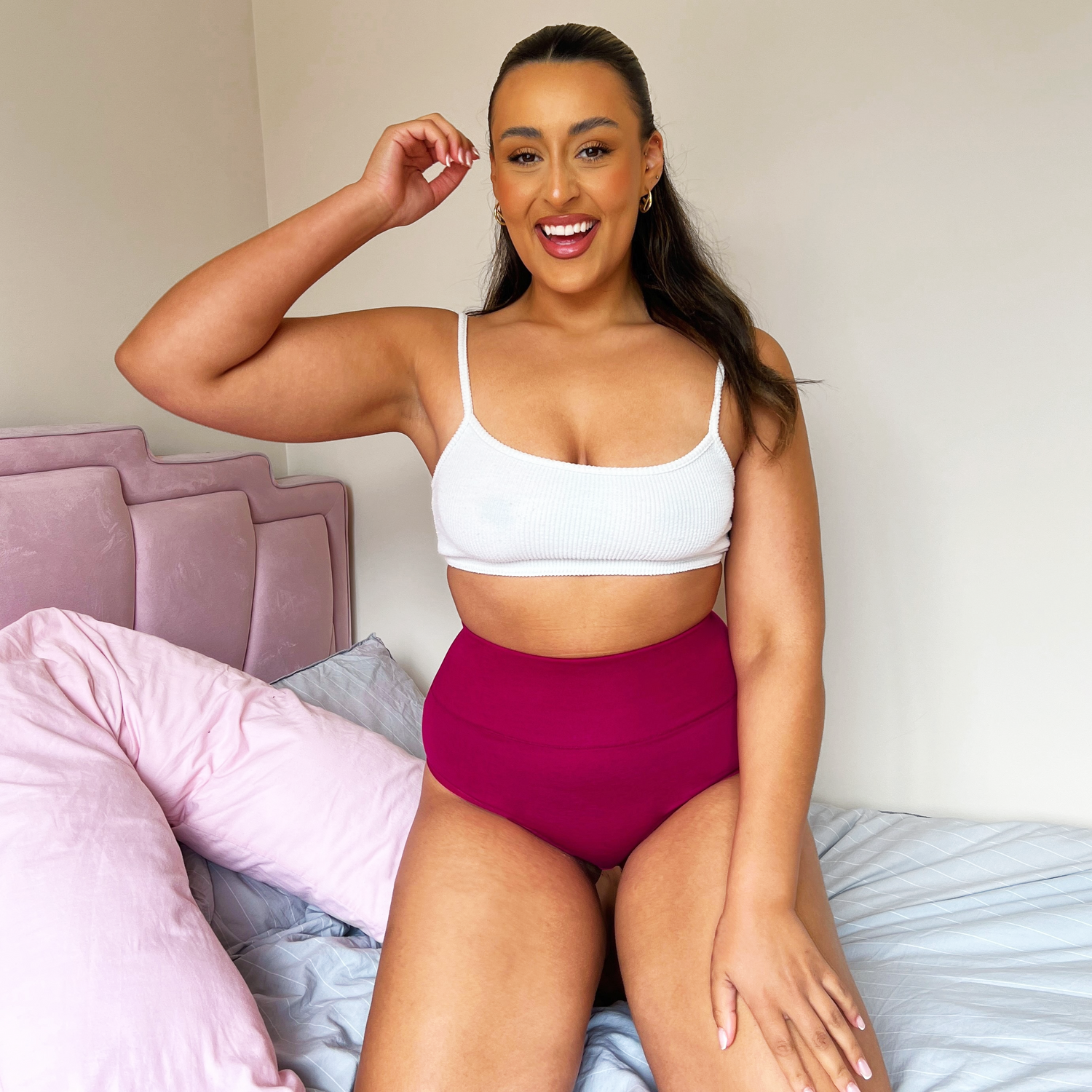 Culotte intégrale en coton biologique - Frapberry Pie