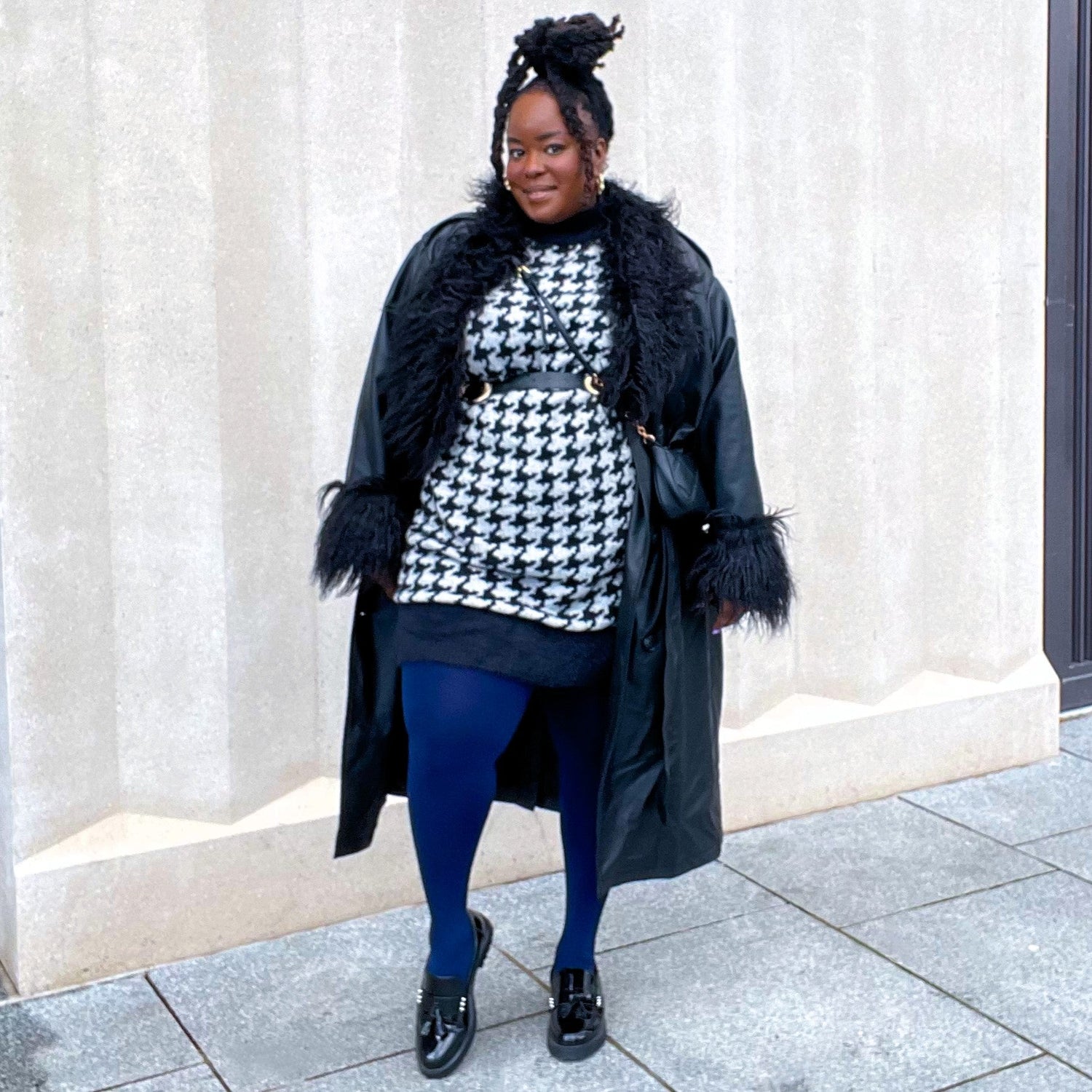 Collant de compression Huggy Light - Marine