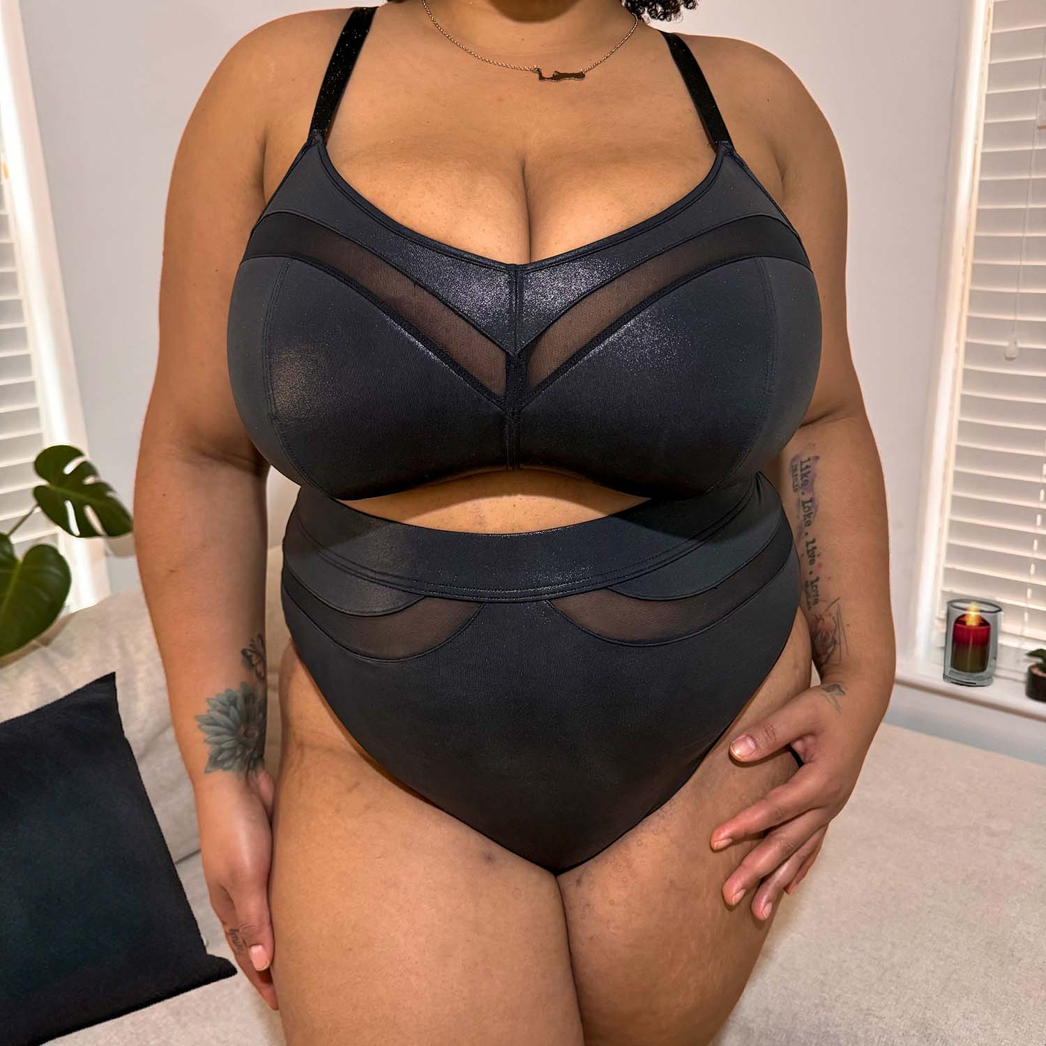 Jamesette - Soutien-gorge Grande Coupe Taille 4 - Slip Taille F