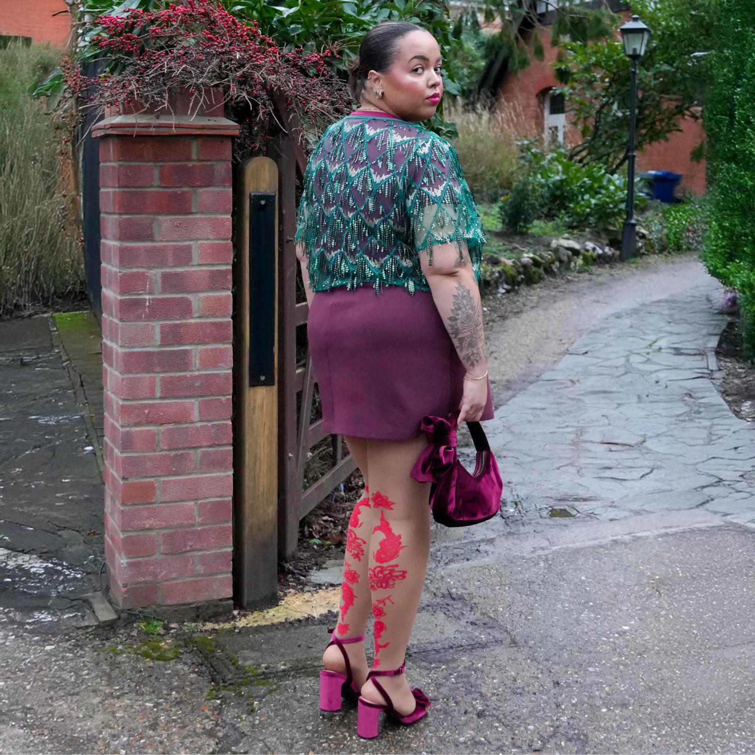 Collants en papier découpé - Caramel Latte