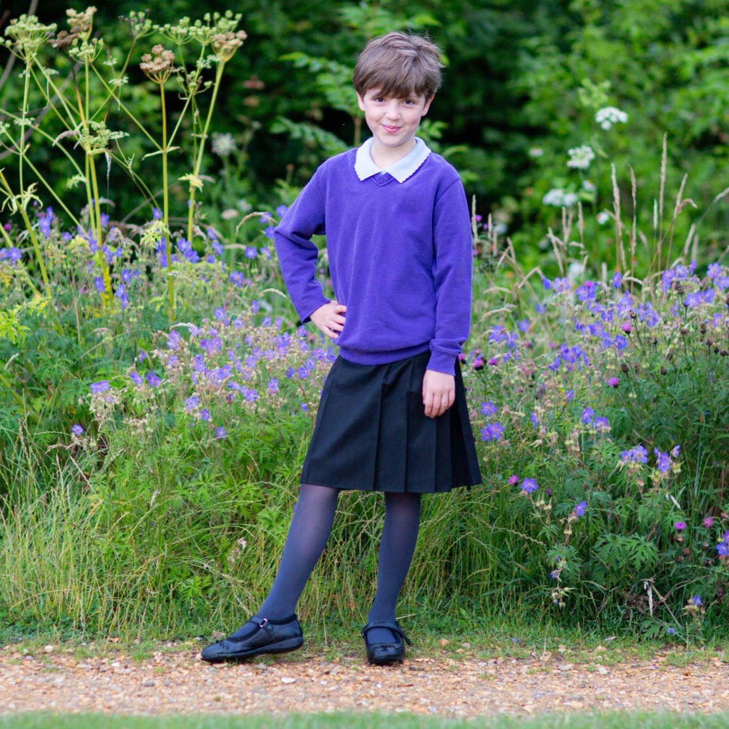 Collants pour enfants - Gris ardoise