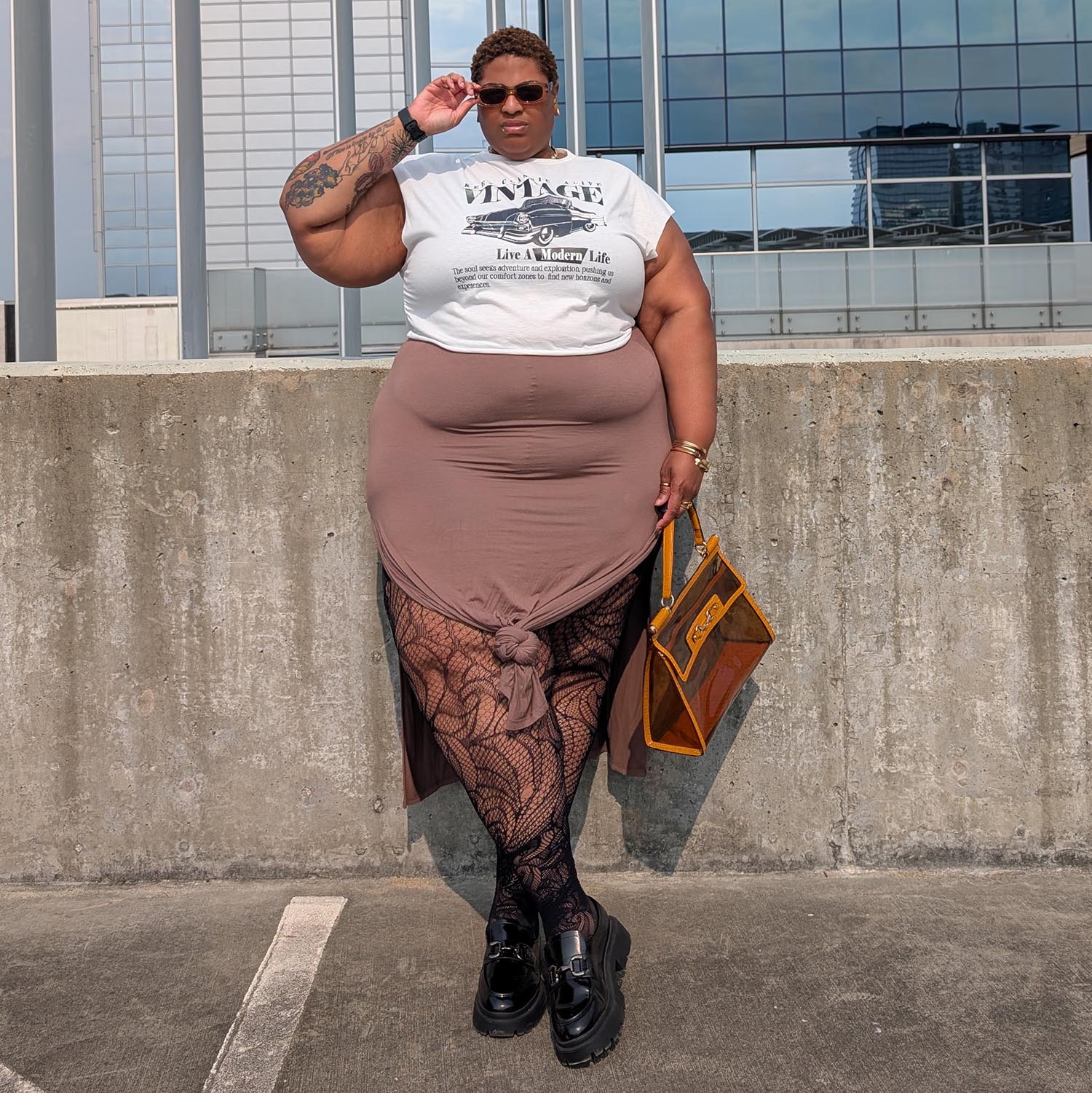 Thighs The Limit Fishnets - Timewarp - Noir