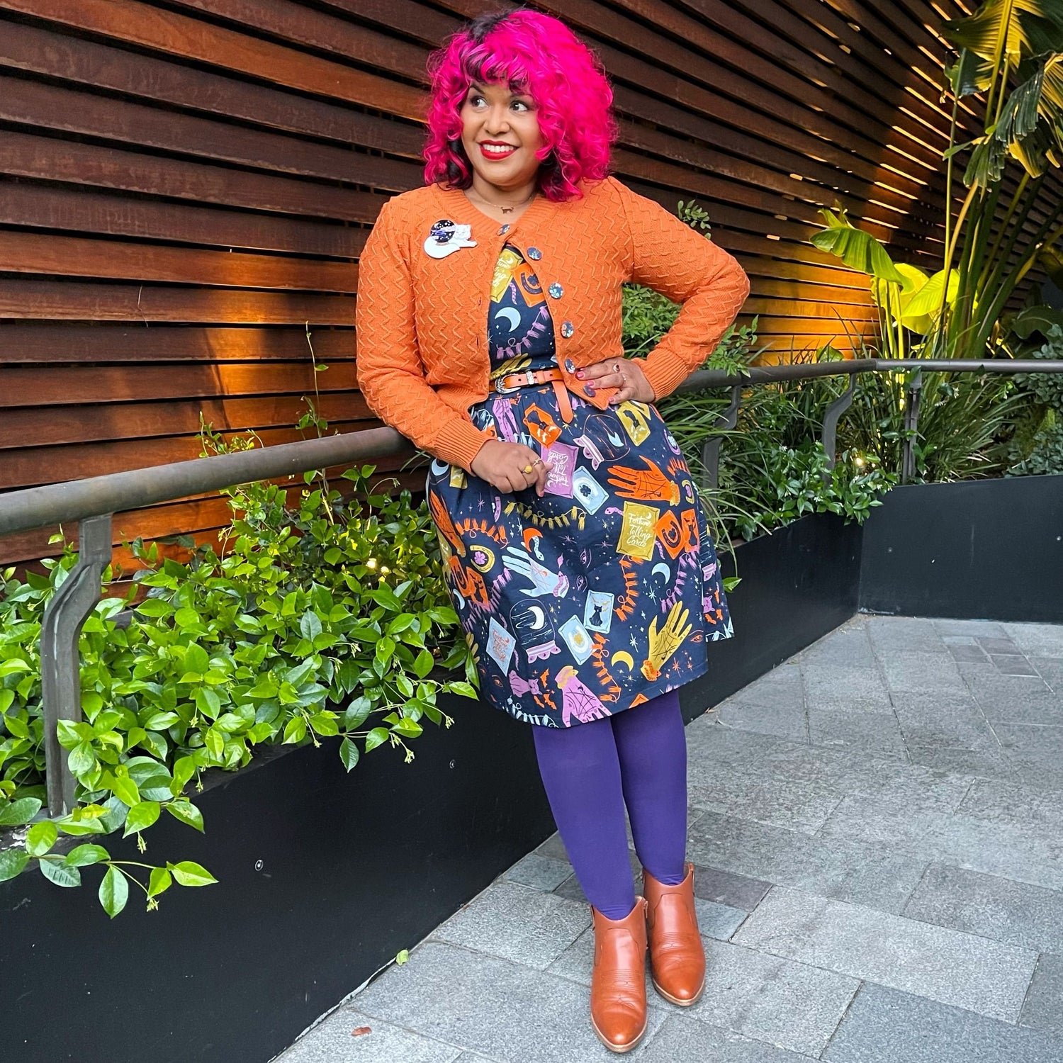 Collant 80 deniers - Suffragette Purple