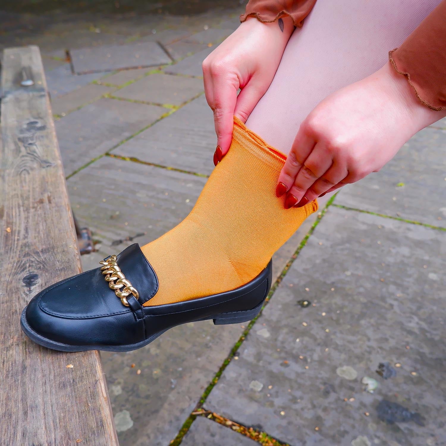 Chaussettes de cheville en bambou - Starfish