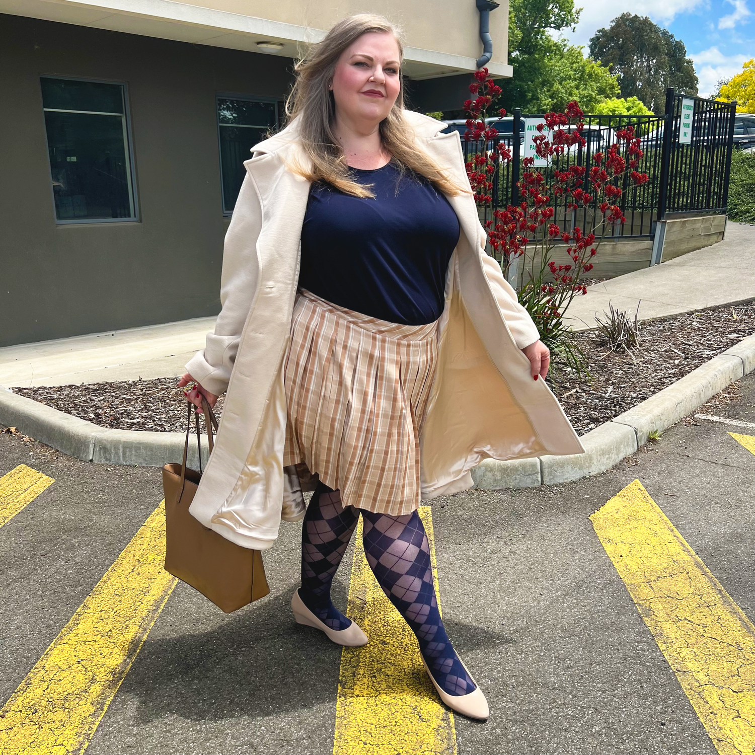 Collants diamantés - Marine