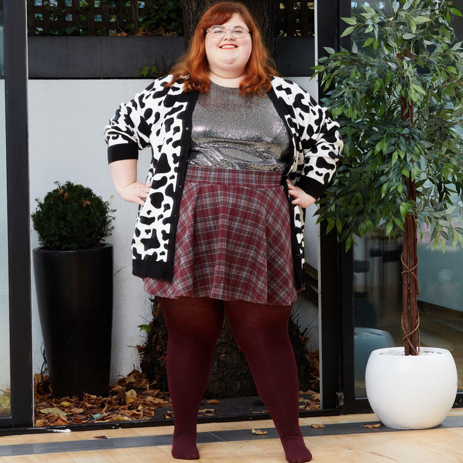 Collants en laine mérinos - Red Velvet Cake - Snag